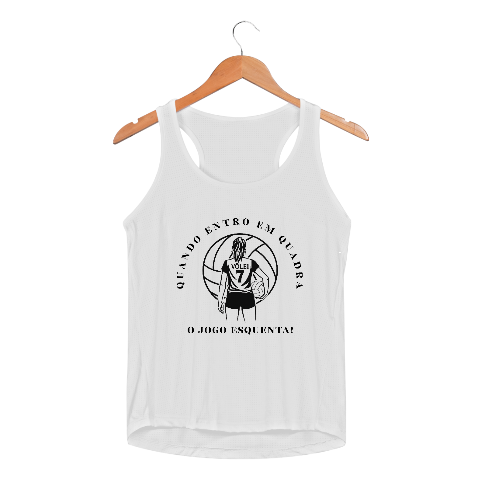 Regata Feminina Quando Entro Em Quadra