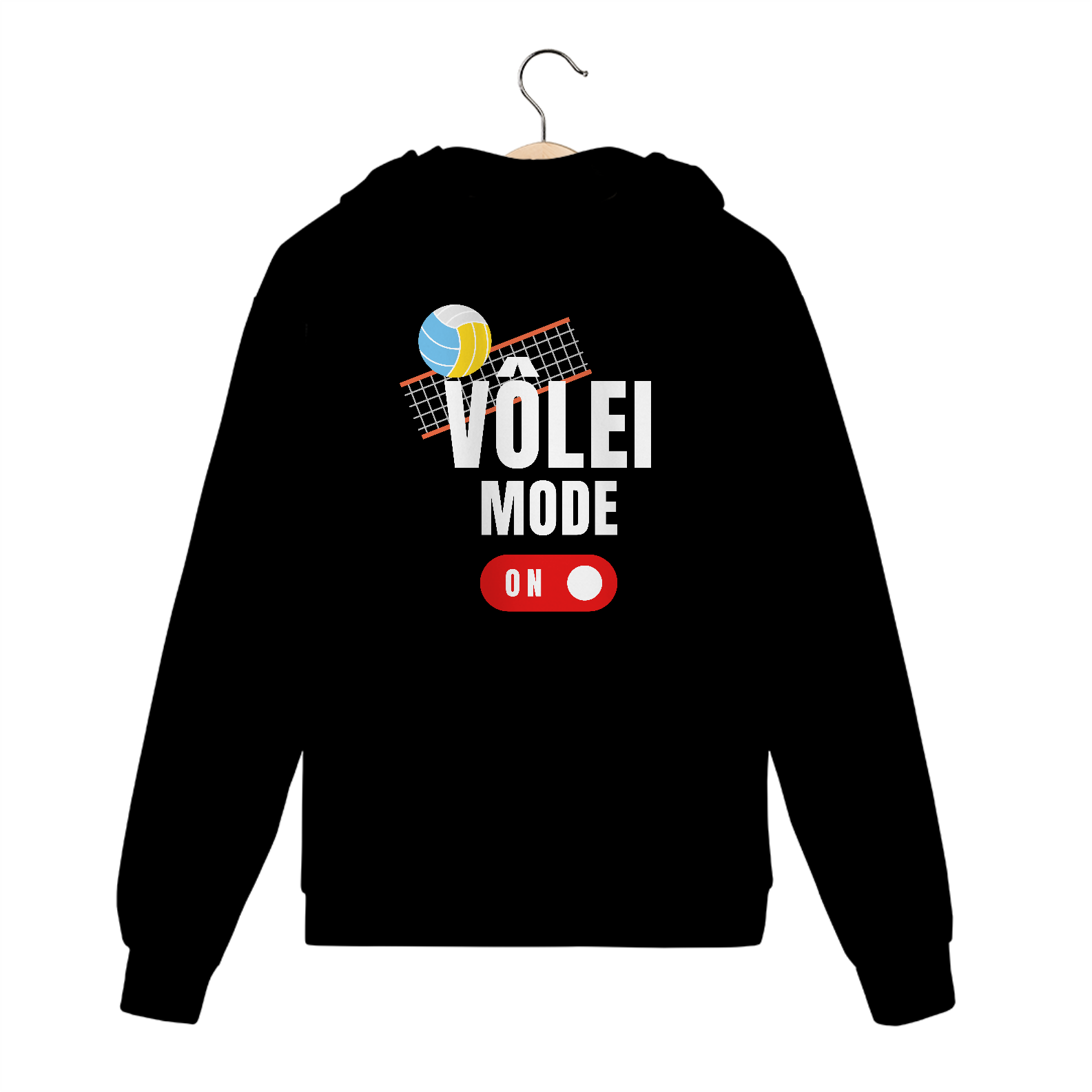 Moletom Com Ziper Vôlei Mode On