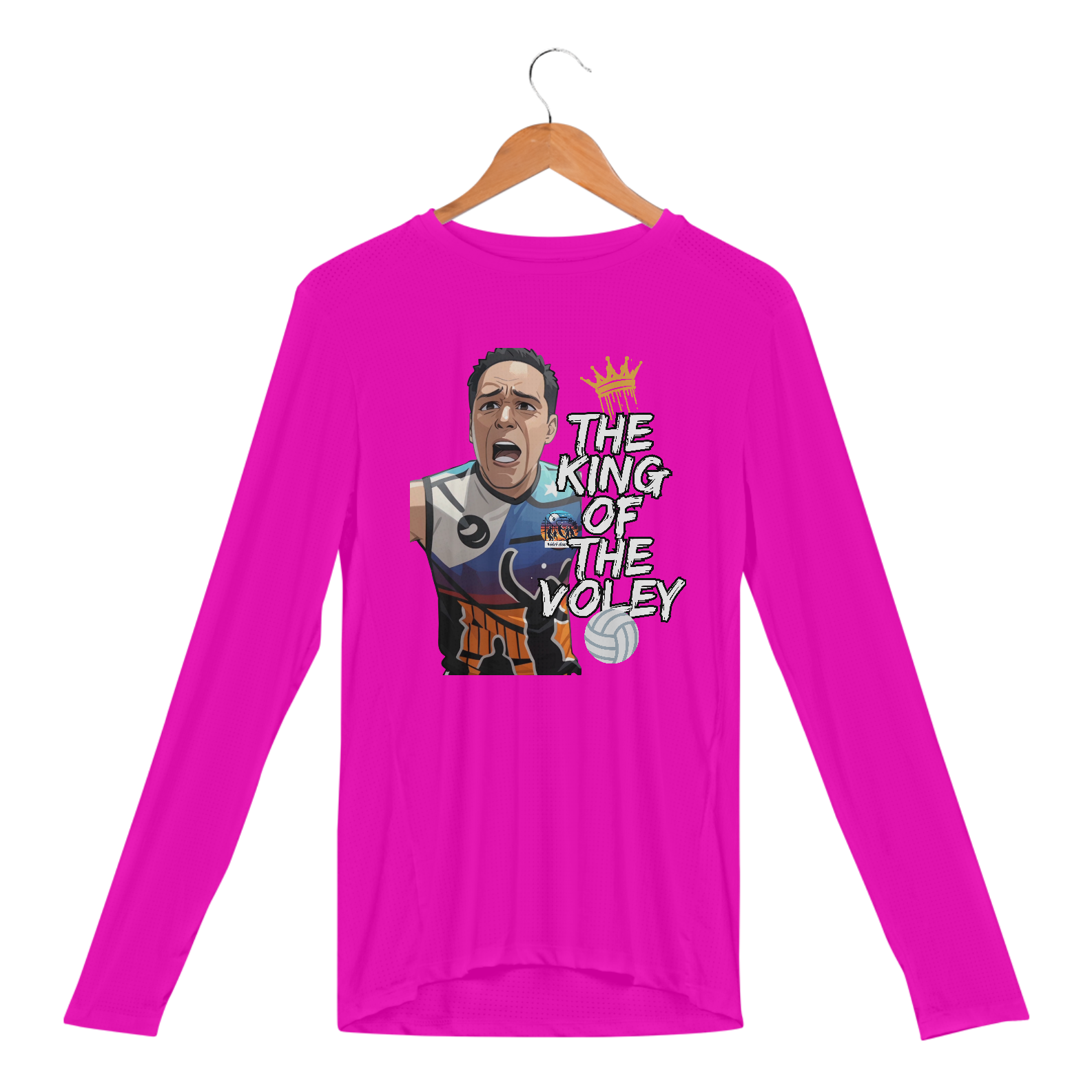 Camisa Manga Longa Sport Dry UV The King Of The Vôlei