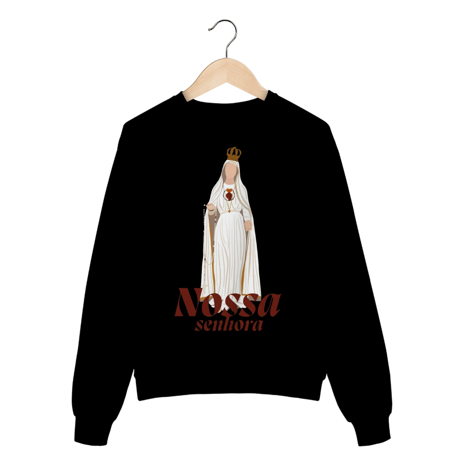 moletom: nossa senhora de Fátima 