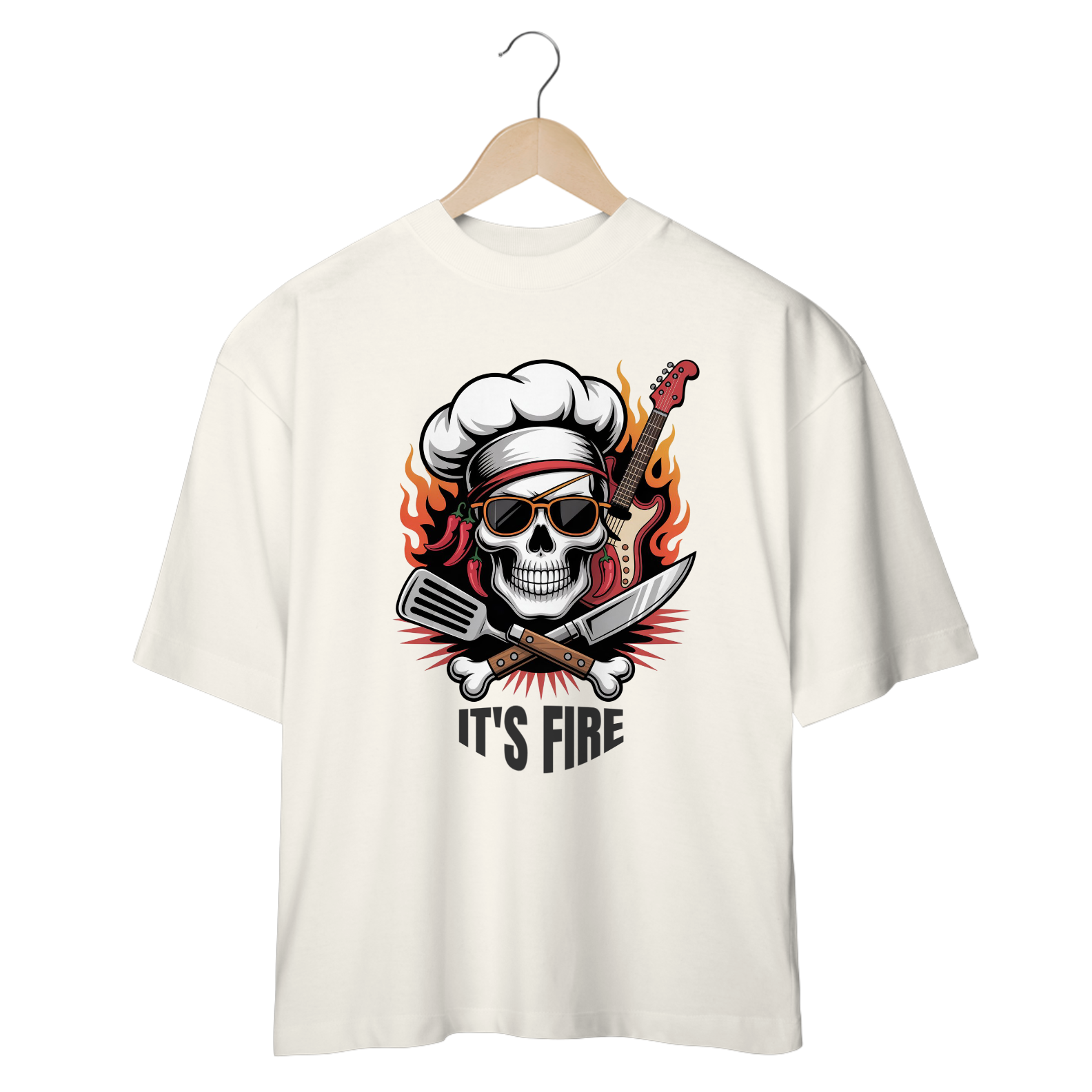 Camiseta over size IT