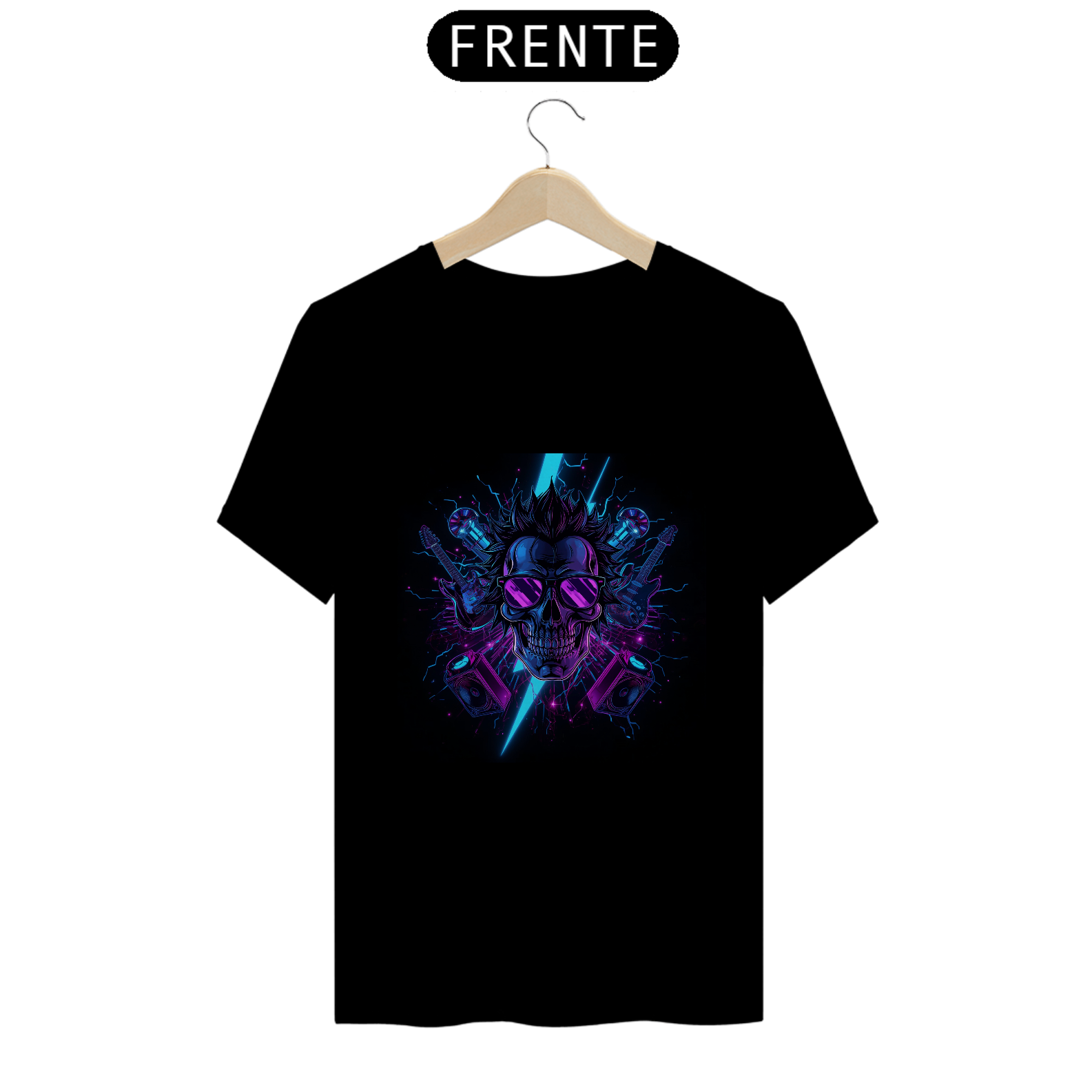 Camiseta Lenda Bowie Neon