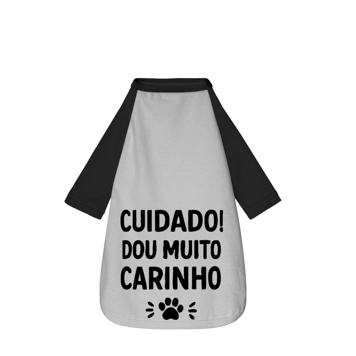 Cuidado! Dou Muito Carinho - Camisa pet Dog