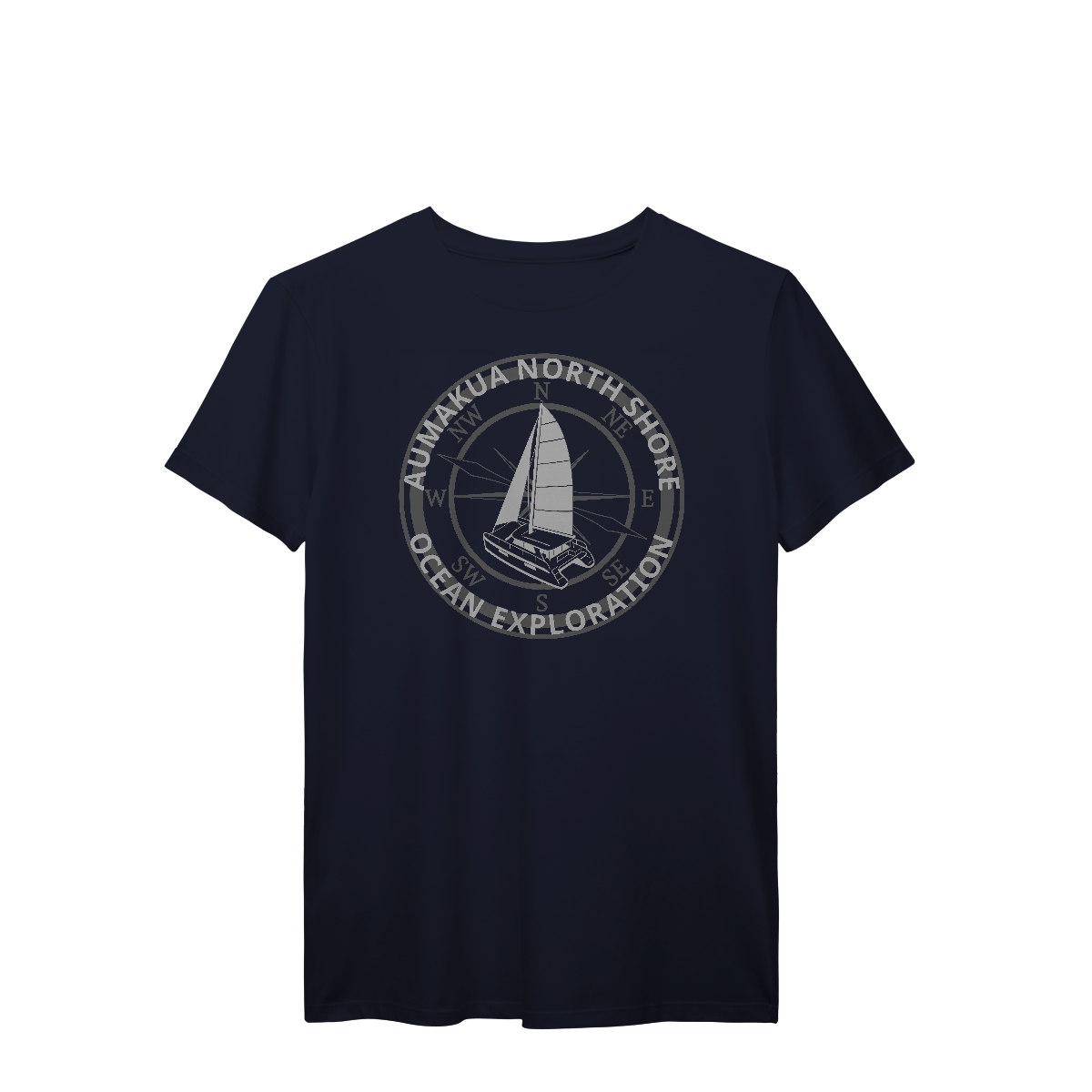 Camiseta Manga Curta Azul-Marinho Catamarã