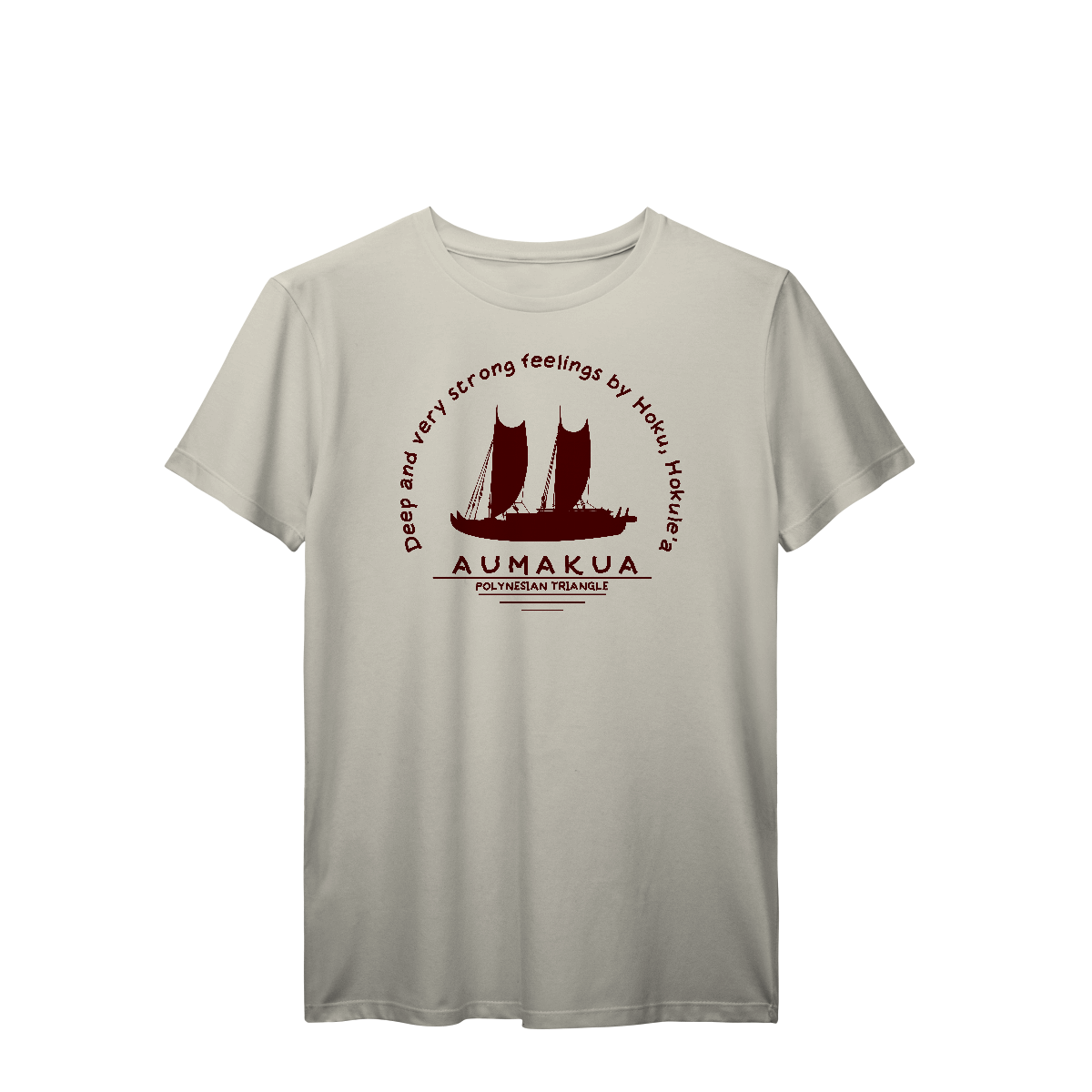 Camiseta Manga Curta Marfim Hokulea Arco