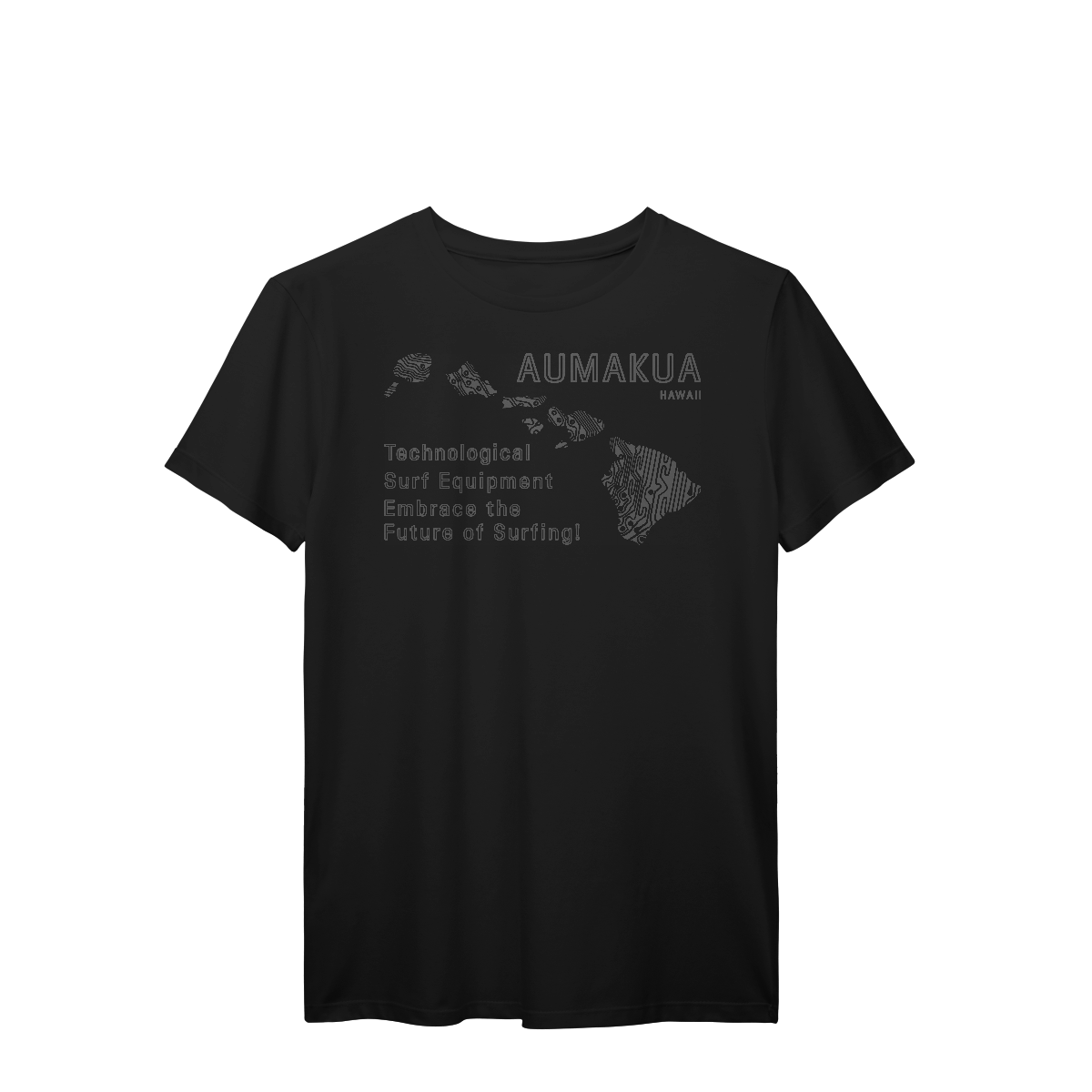 Camiseta Manga Curta Preto Technological