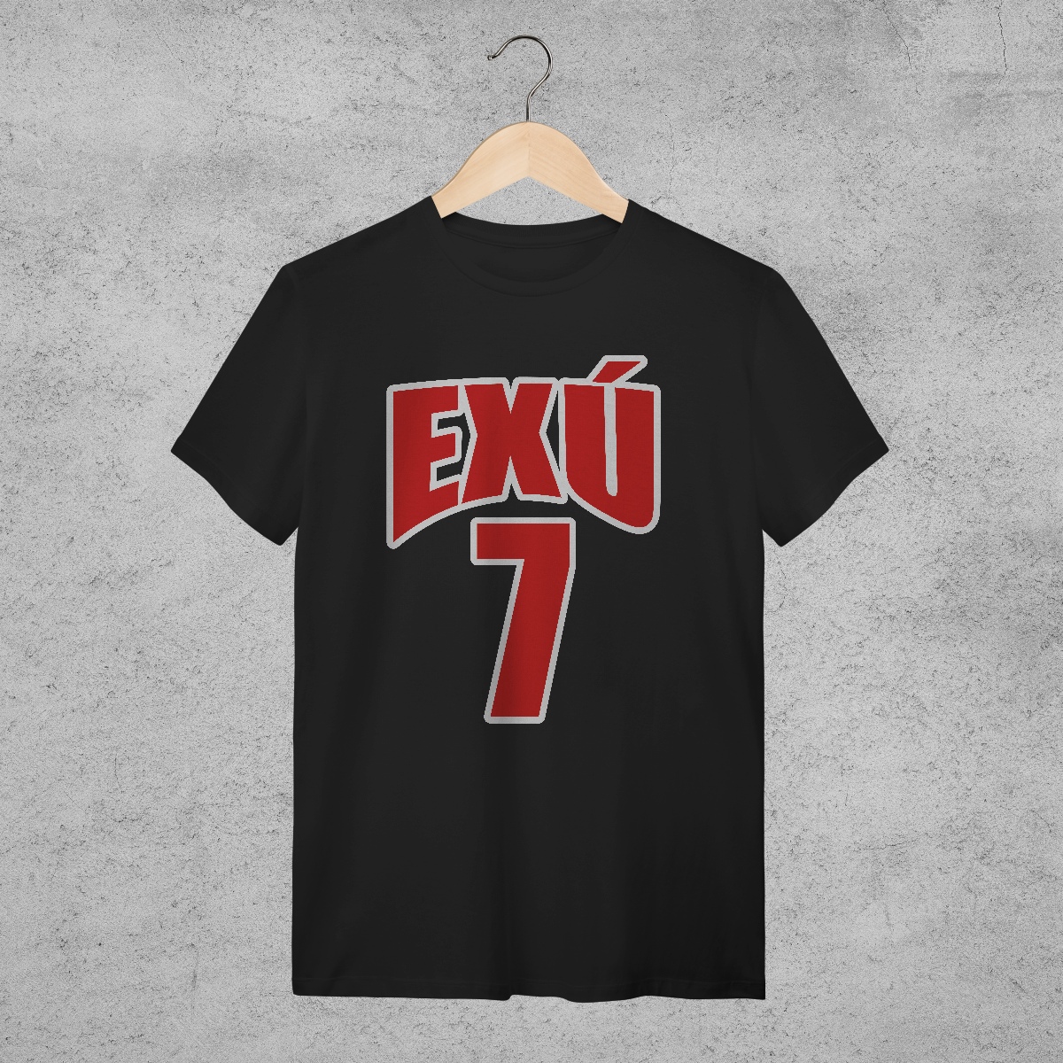 Camiseta Basqueteira Preta - Exú - Laroyê