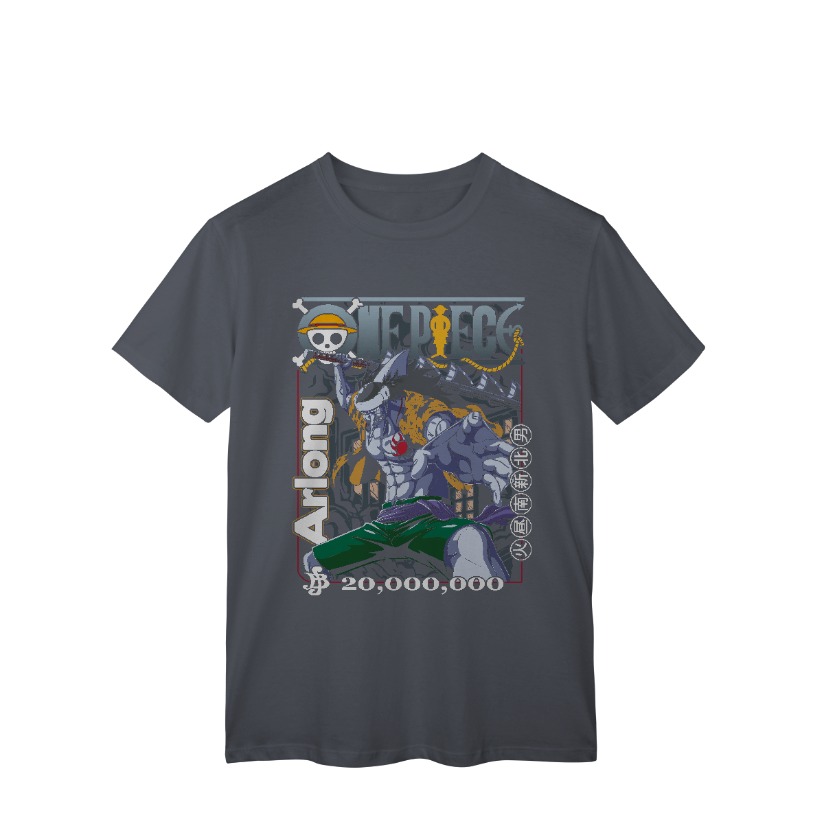 T-Shirt Classic Camisa T-Shirt Classic Arlong One Piece em Pop Inside