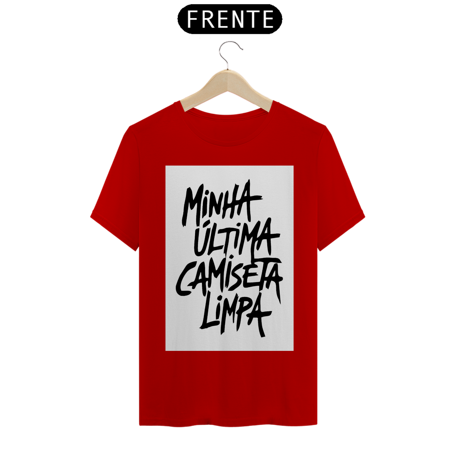 Minha última Camiseta Limpa