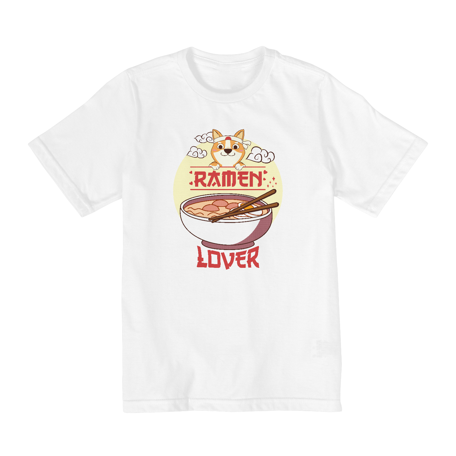 Camiseta Infantil Dog Ramen