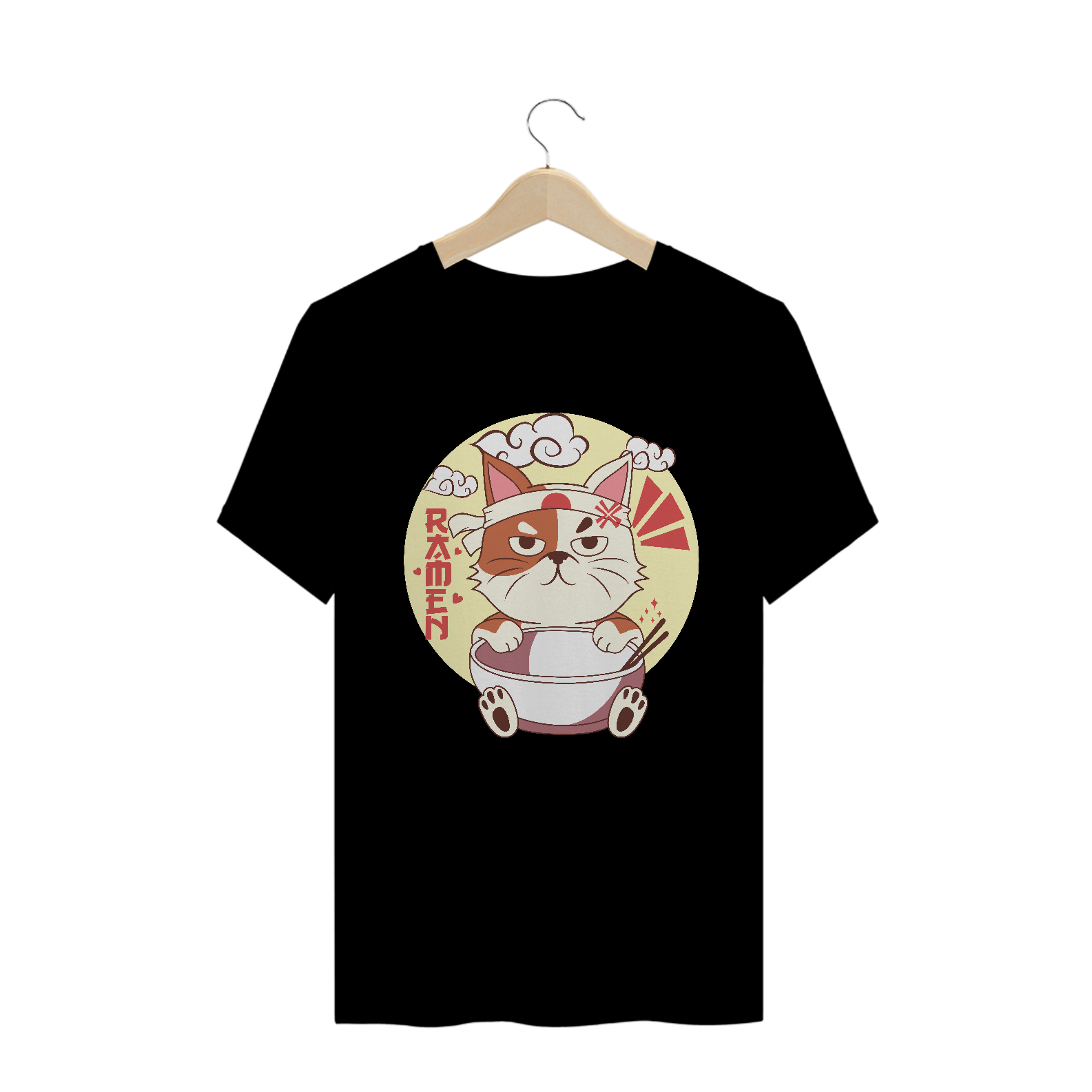 T-shirt Cat No Ramen