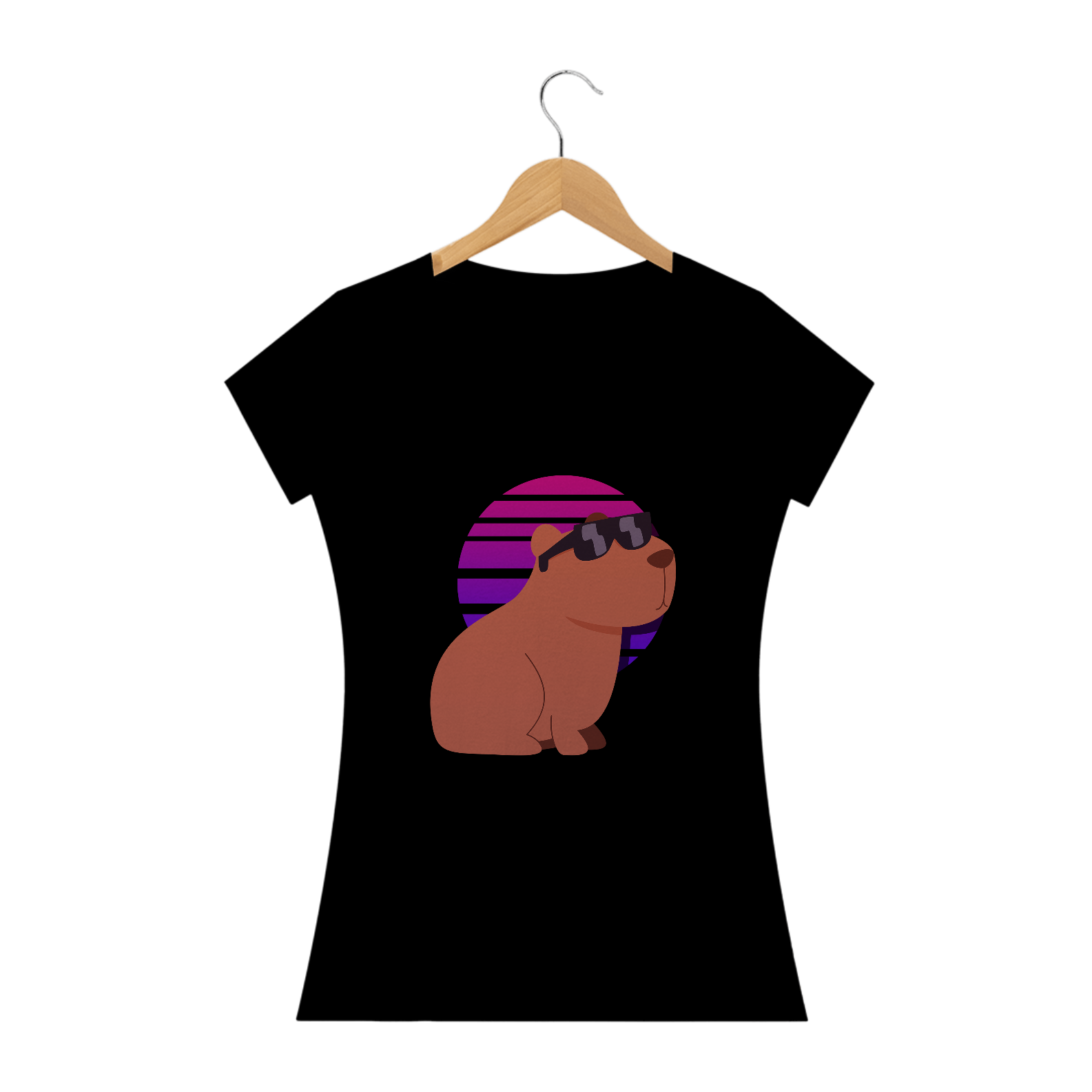 T-Shirt Feminina Capivara meme