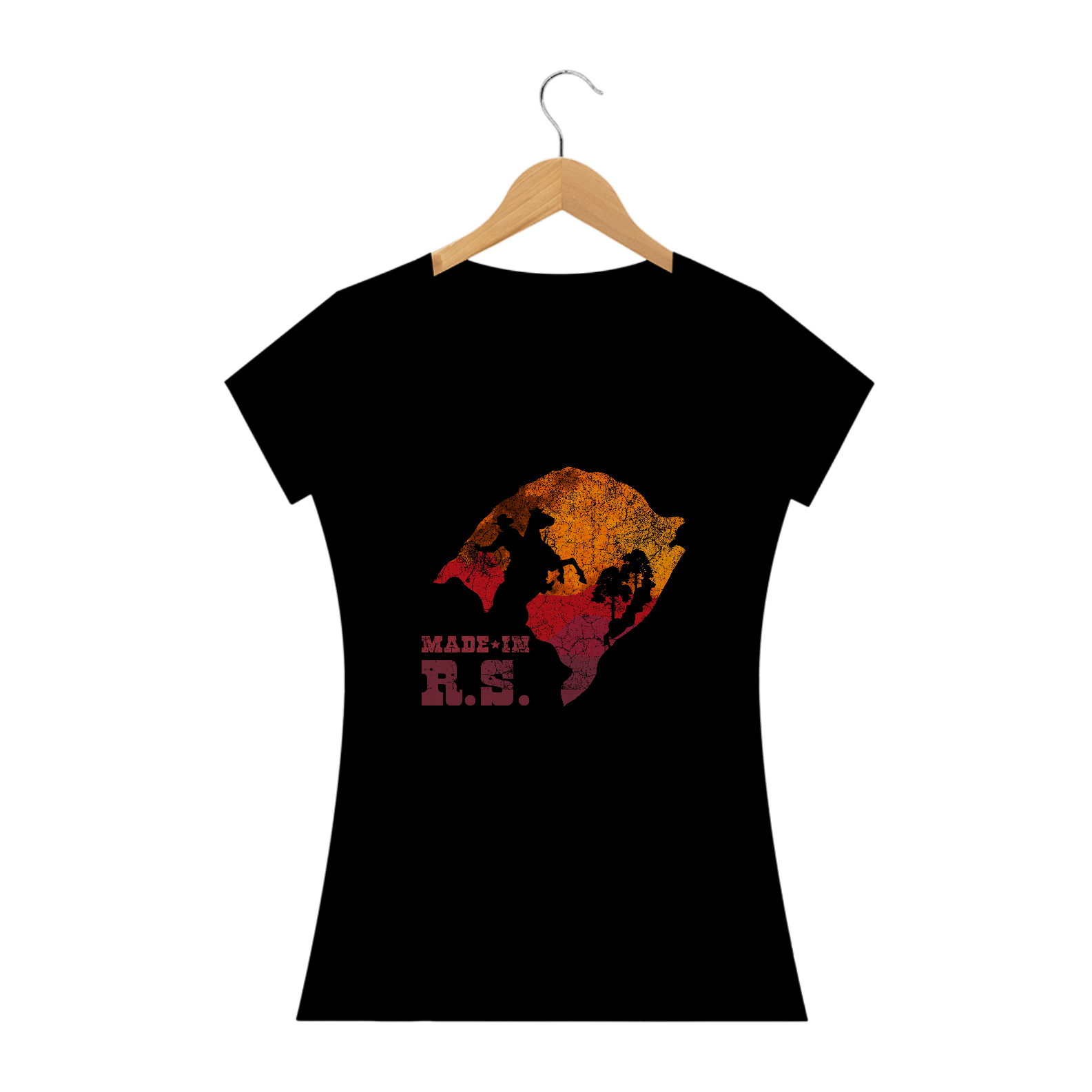 T-Shirt Feminina Made In Rio Grande do Sul