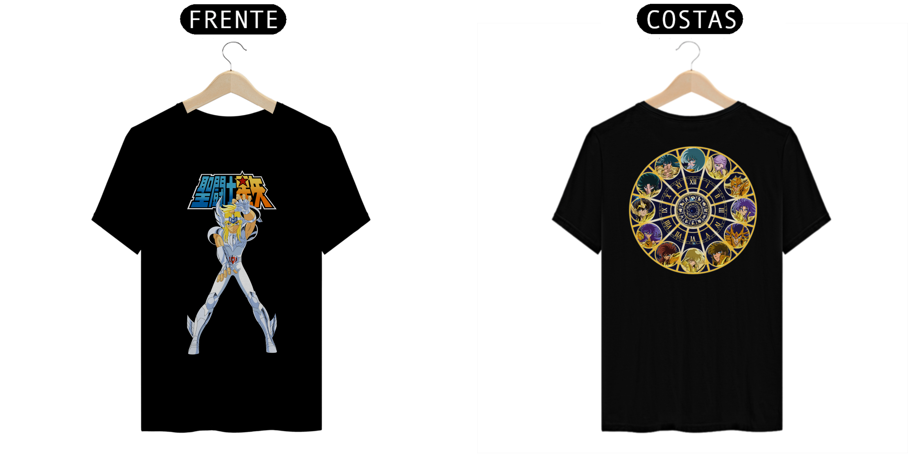 Bronze Boy Hyoga Relógio 12 Casas V3