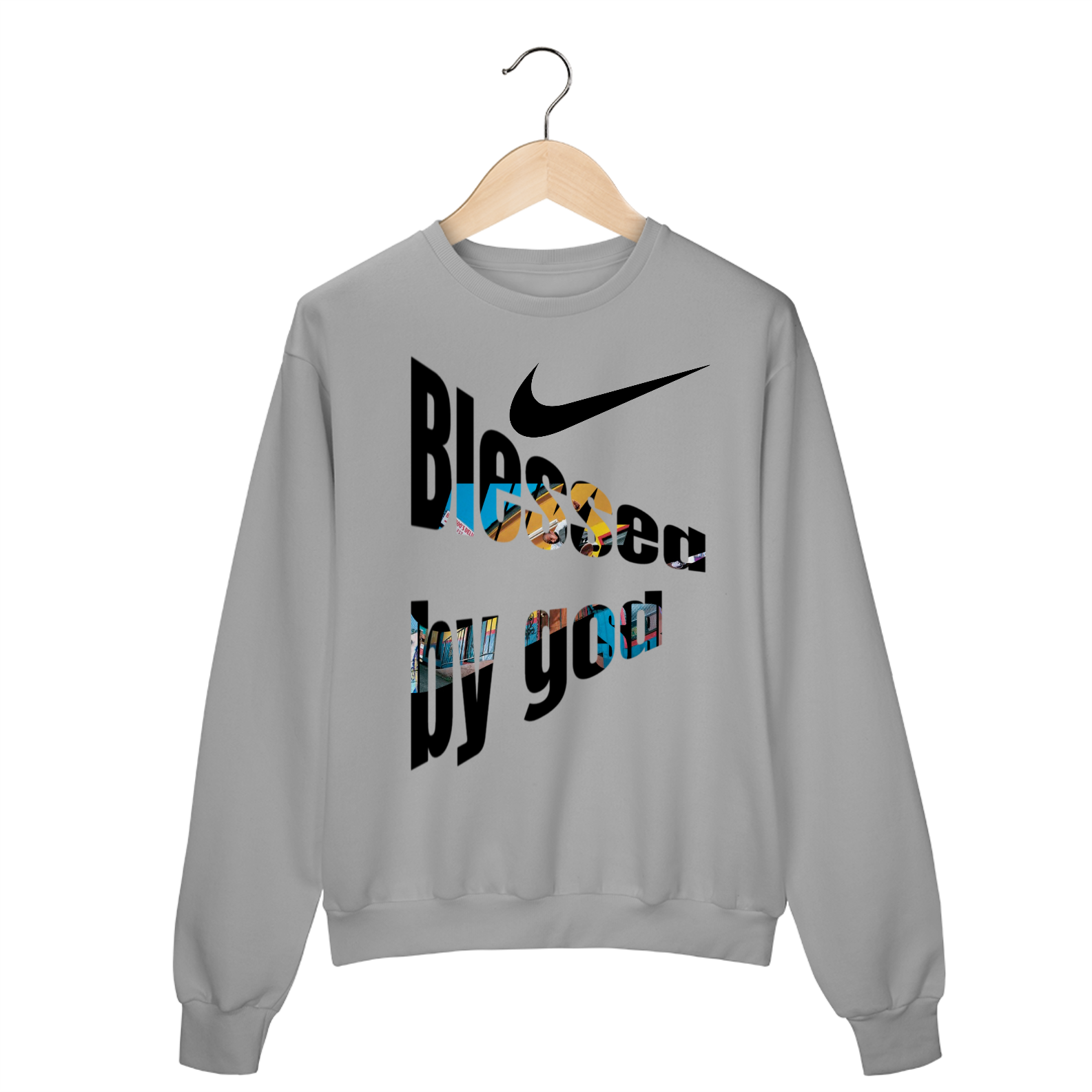 Blusa moletom Blessed by god