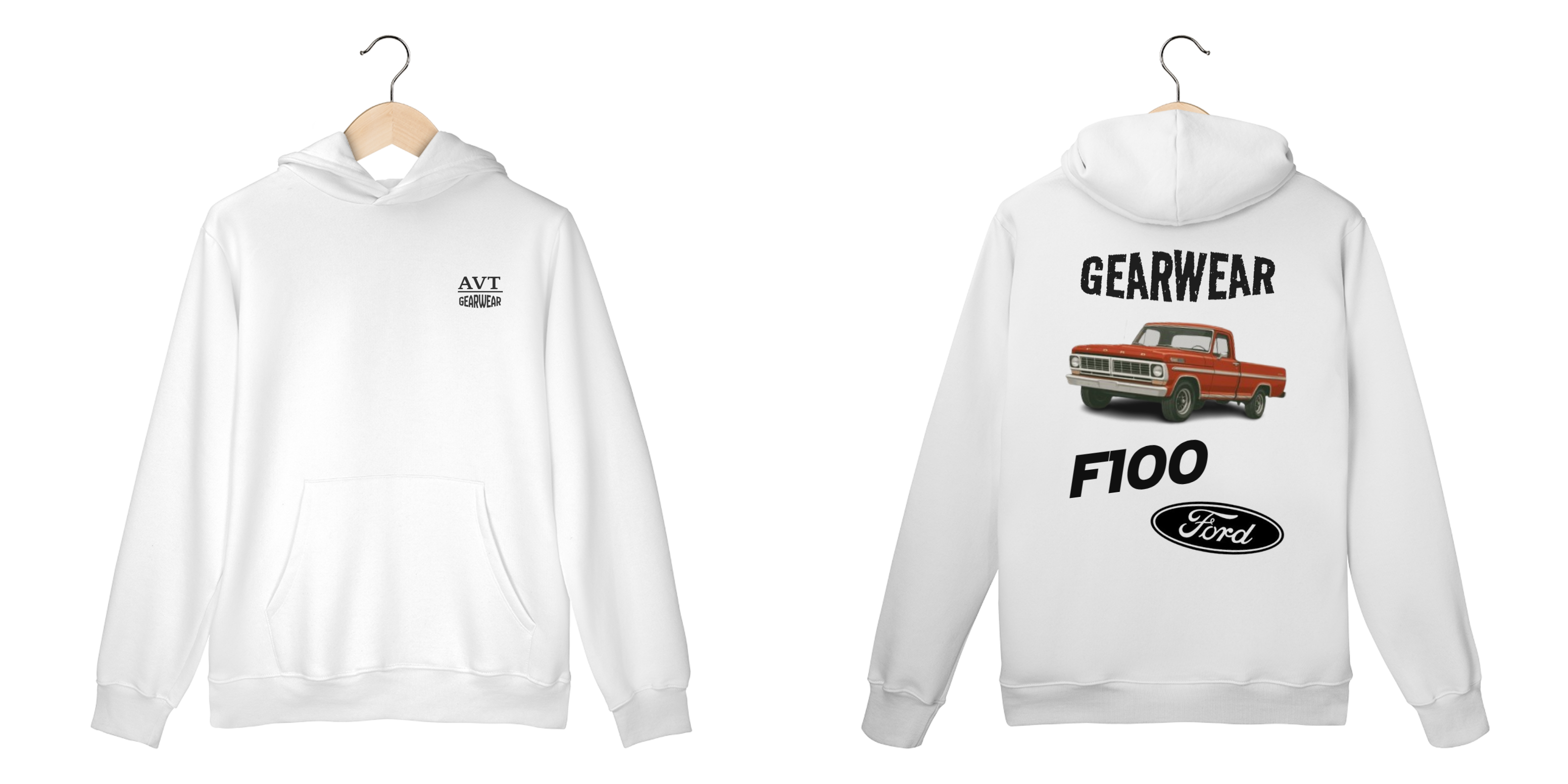 Moletom GearWear - Ford F100 72 Vermelha