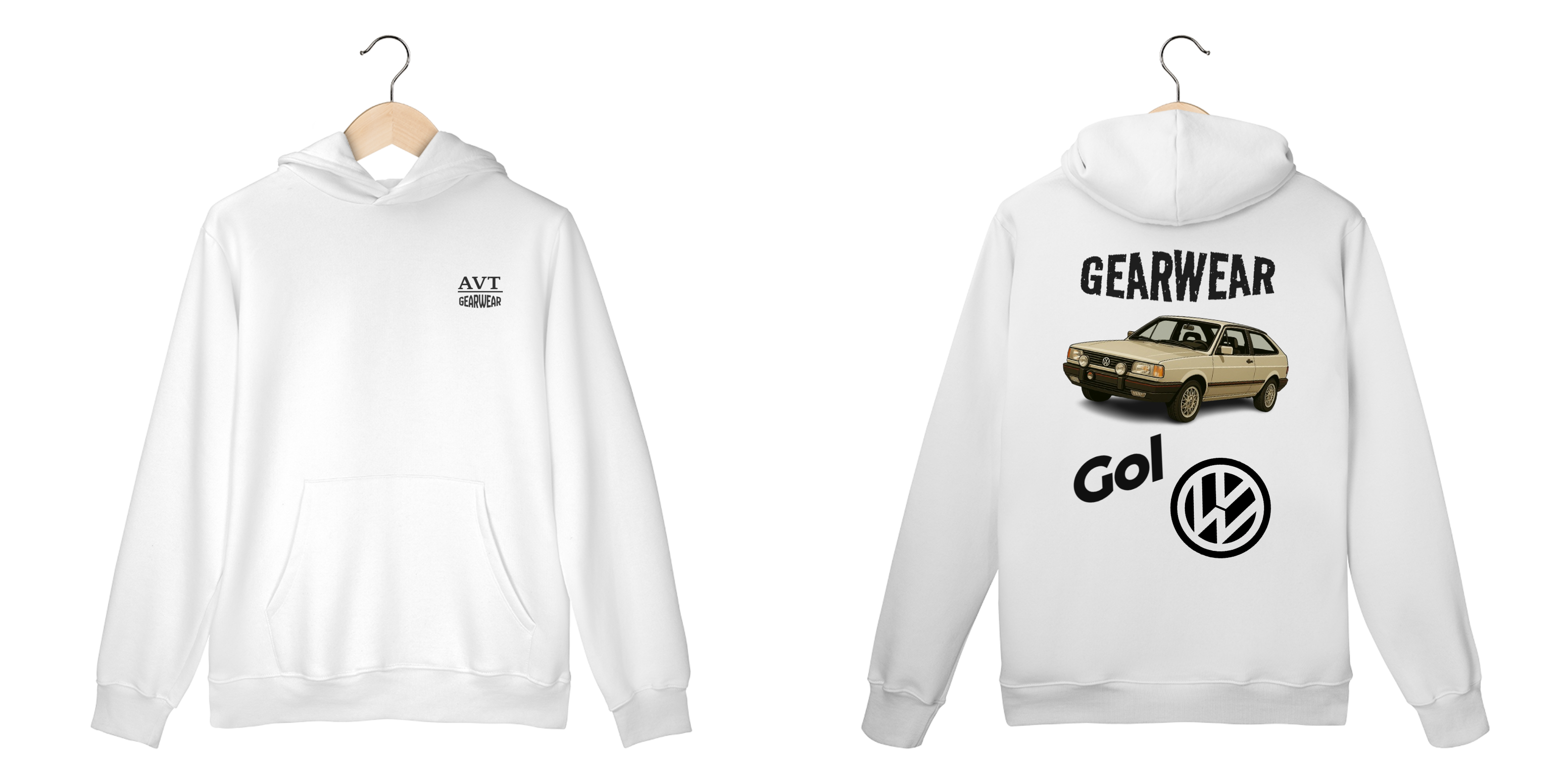 Moletom GearWear - VolksWagen Gol GTS 93 Bege