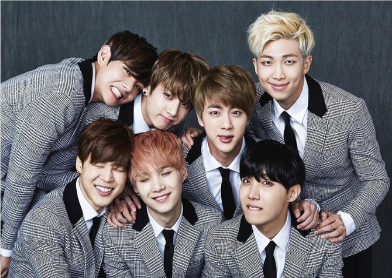 POSTER DO GRUPO COREANO BTS