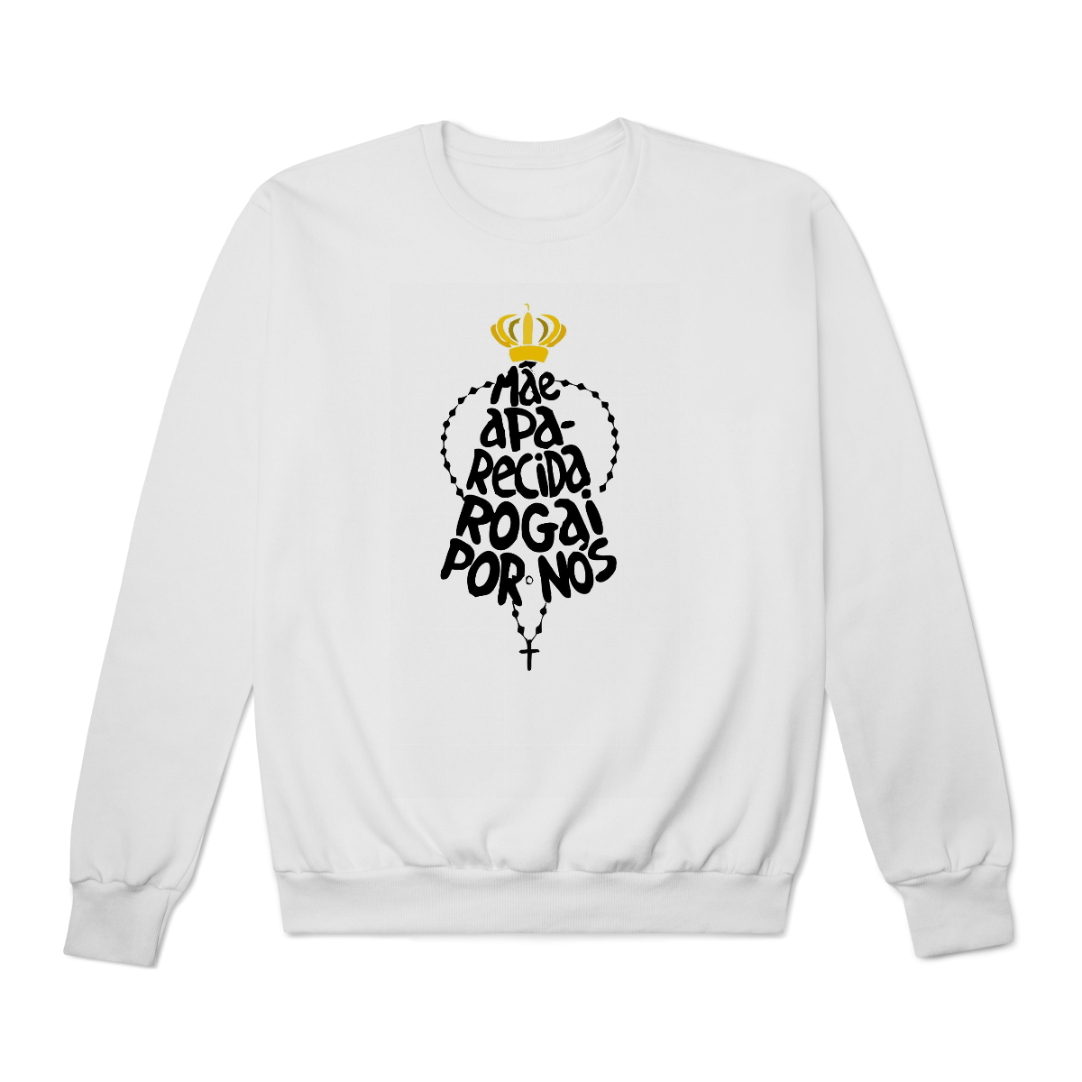 Moletom Mãe Aparecida – Rogai por Nós