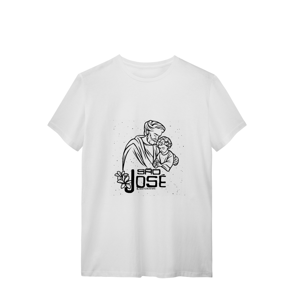 Camiseta Masculina – São José, Pai e Protetor