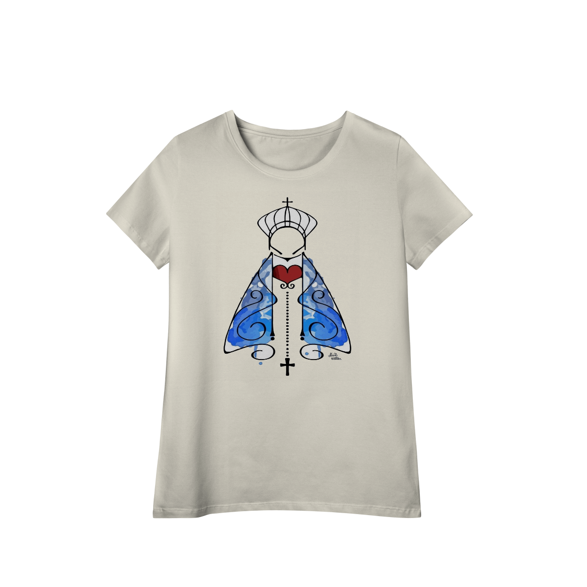 Camiseta Feminina Estilizada – Nossa Senhora Aparecida
