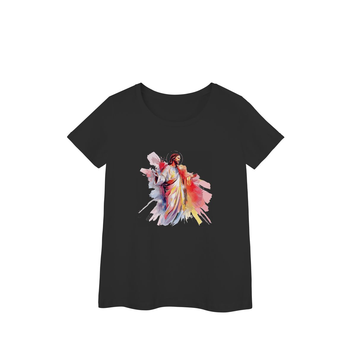 Camiseta Feminina – Jesus, eu confio em Vós