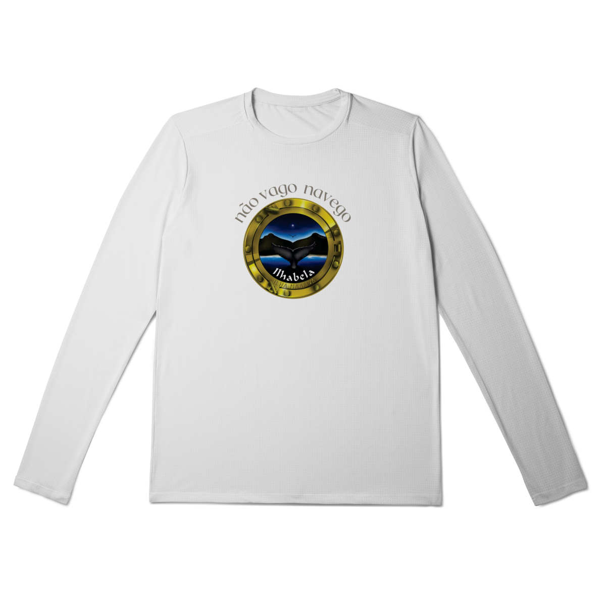 Camisa Manga Longa Sport Dry UV Ilhabela (não vago navego)
