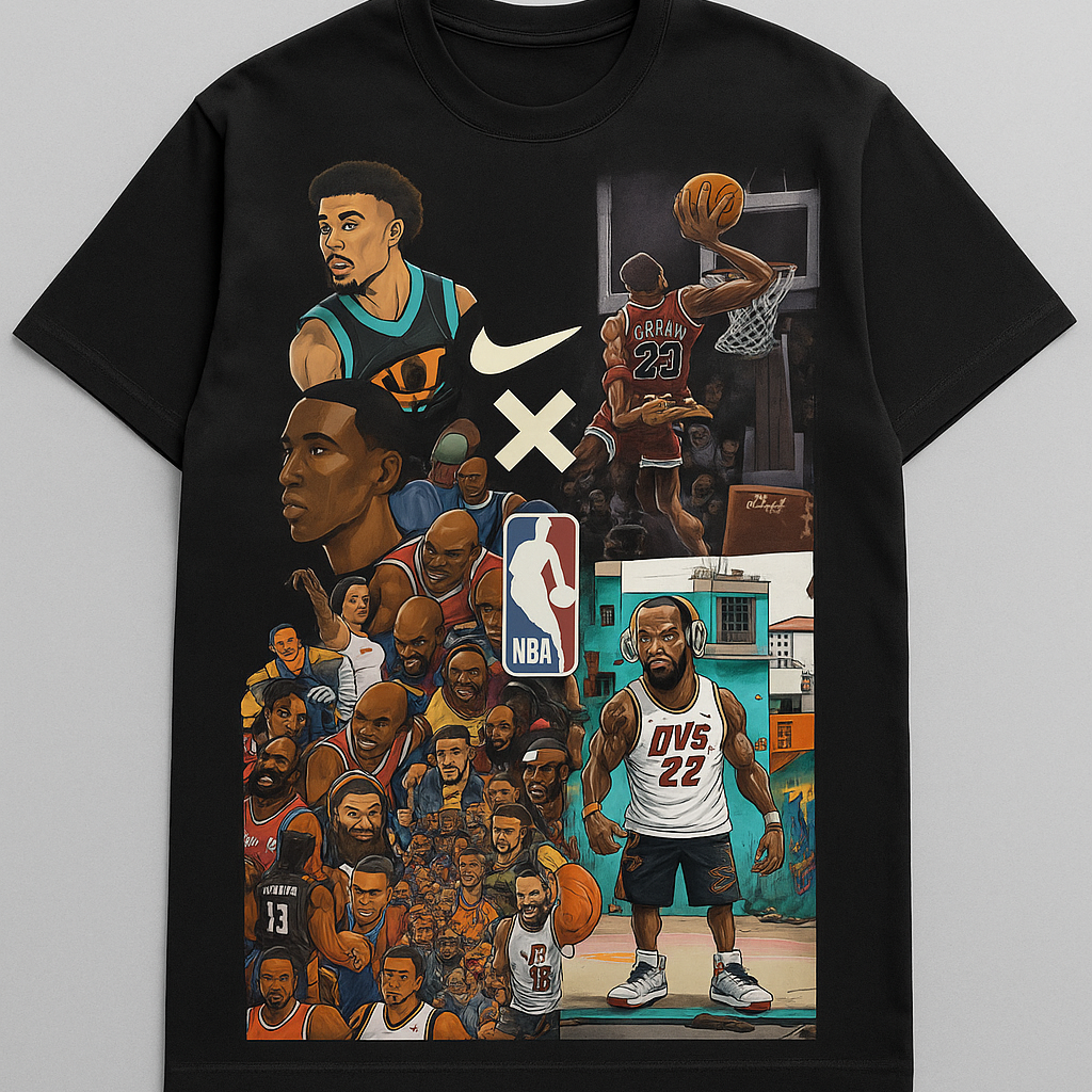Camiseta Estilo Grafite da NBA 