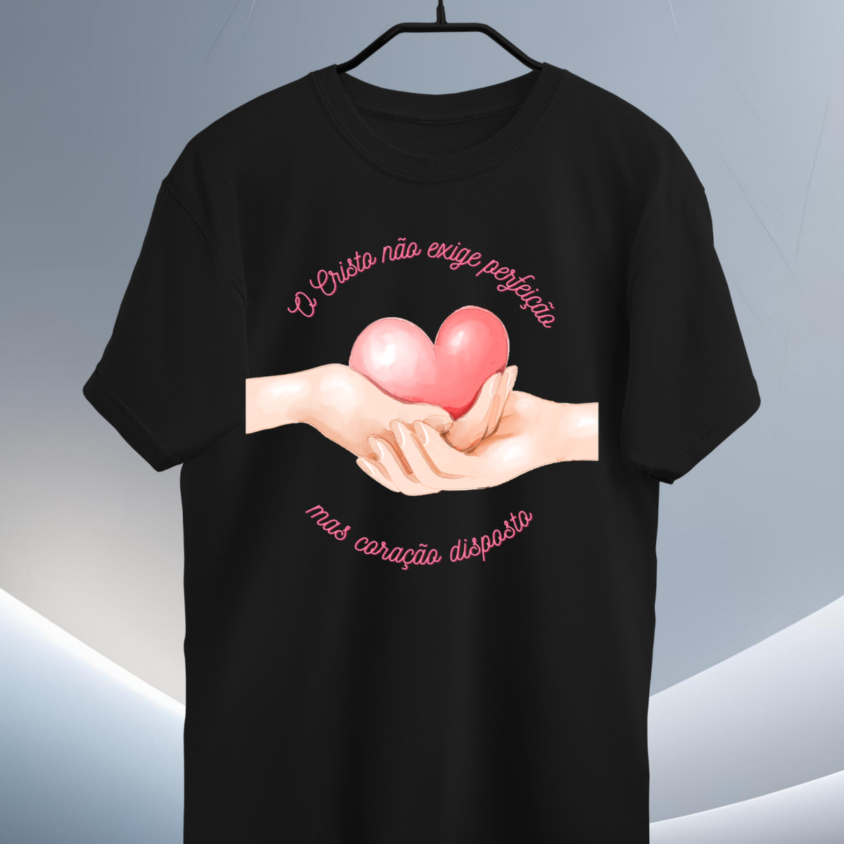 Camisetas Classic- O cristo não exige perfeição