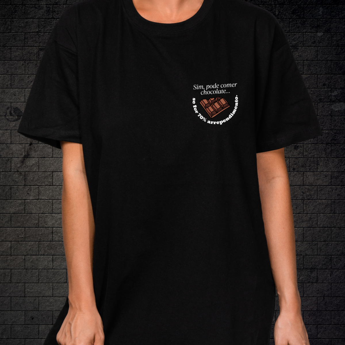 Camiseta Preta- Nutricionista