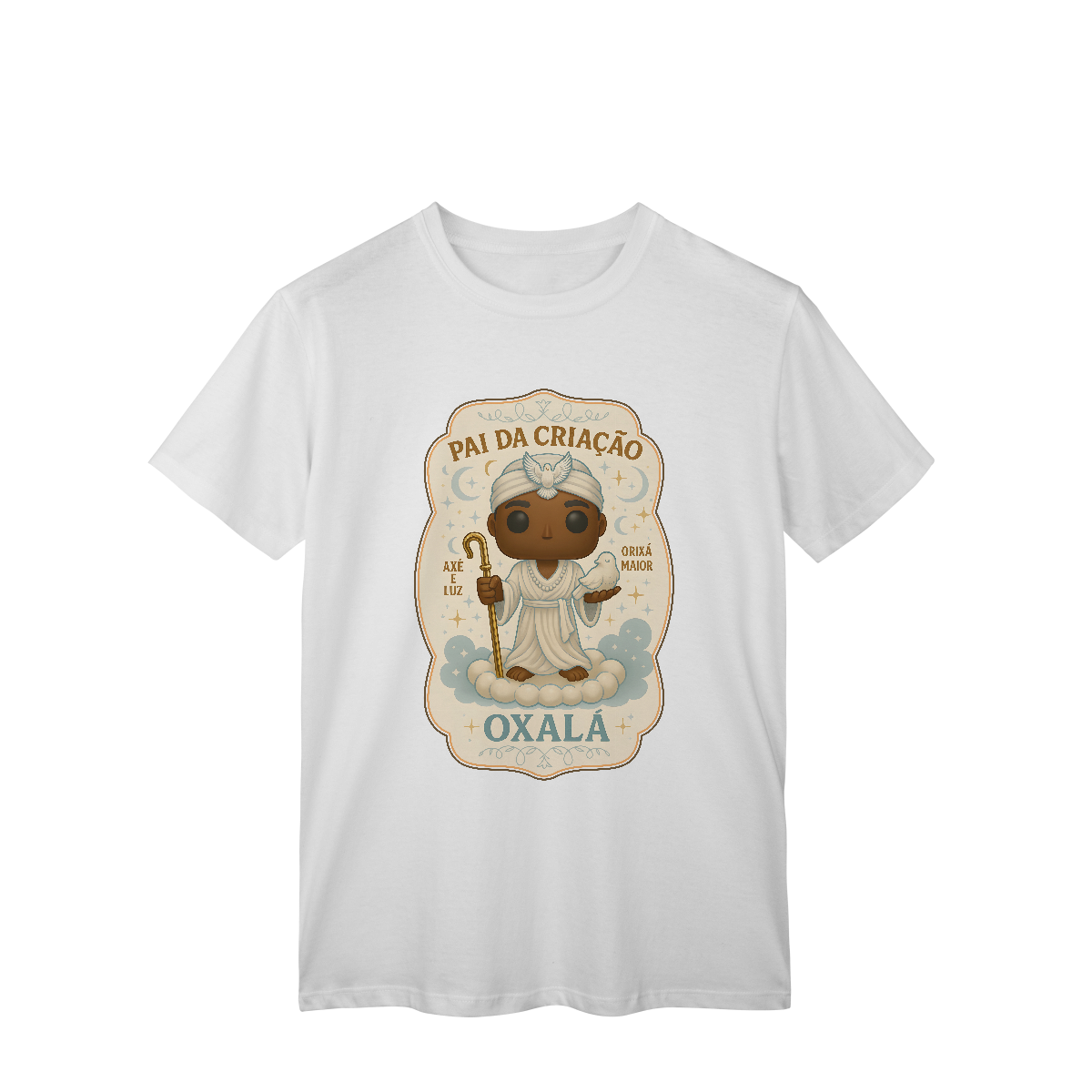 Camiseta Oxalá Vintage | Axézitos – Orixá da Criação e Paz