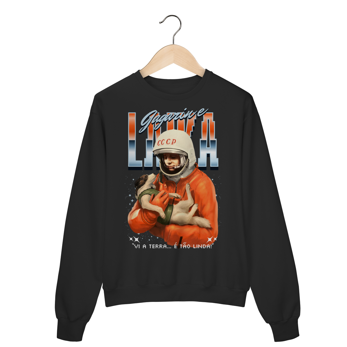 Moletom -  - Gagarin e Laika