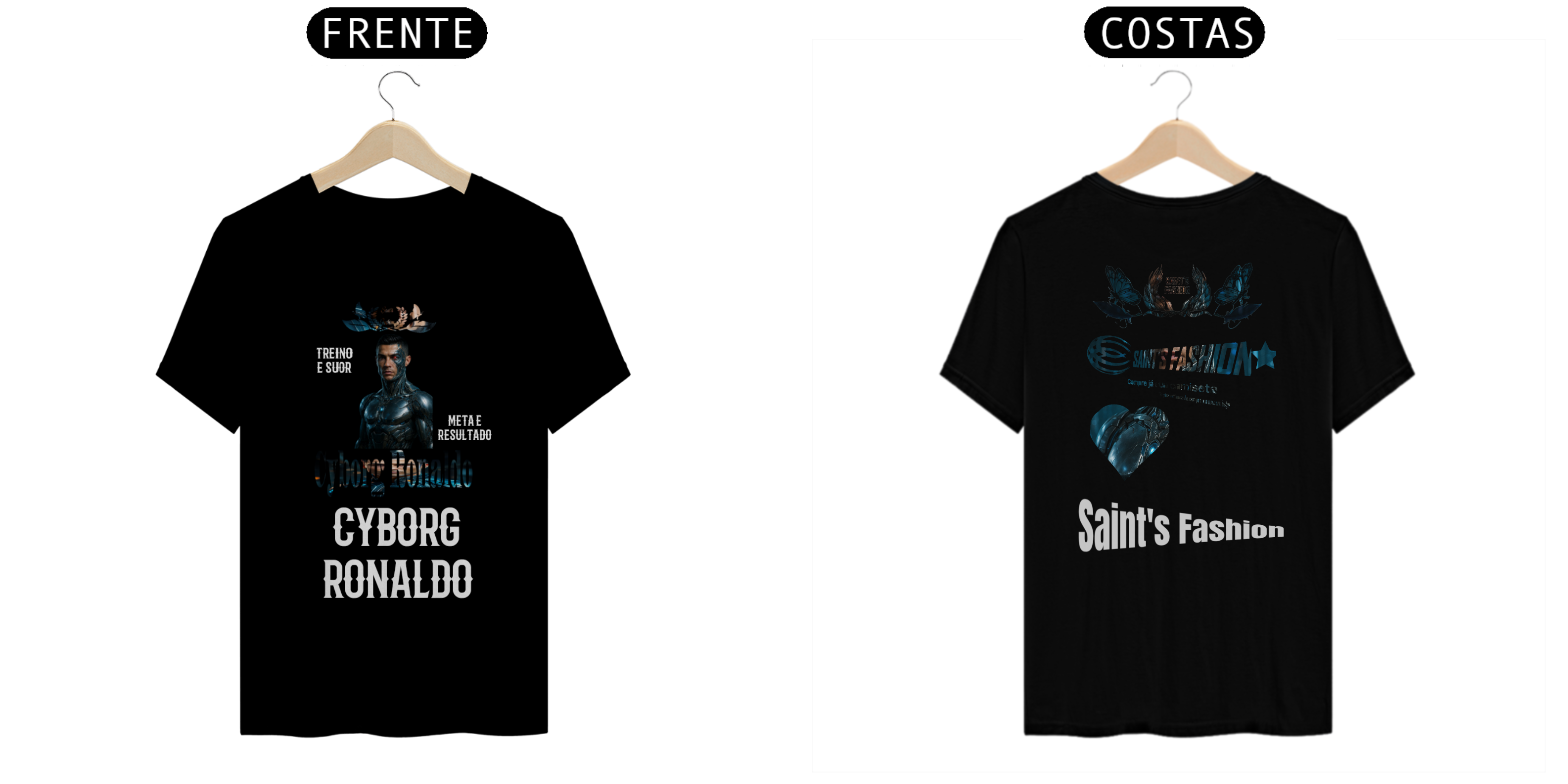 Camiseta Clássica do Cyborg Ronaldo