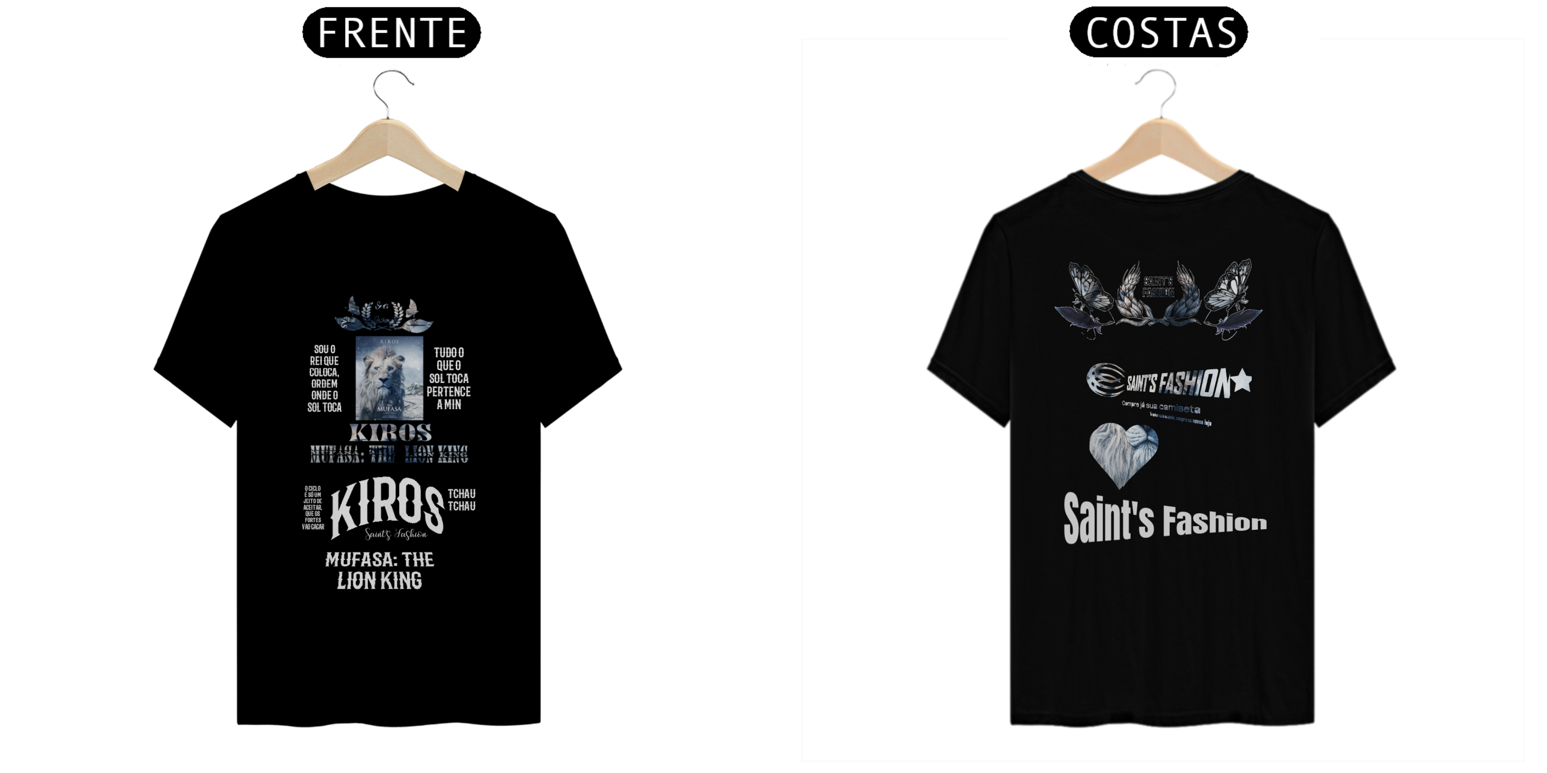 Nome do produto: Camiseta Clássica Saint\'s Fashion - Kiros Tchau Tchau