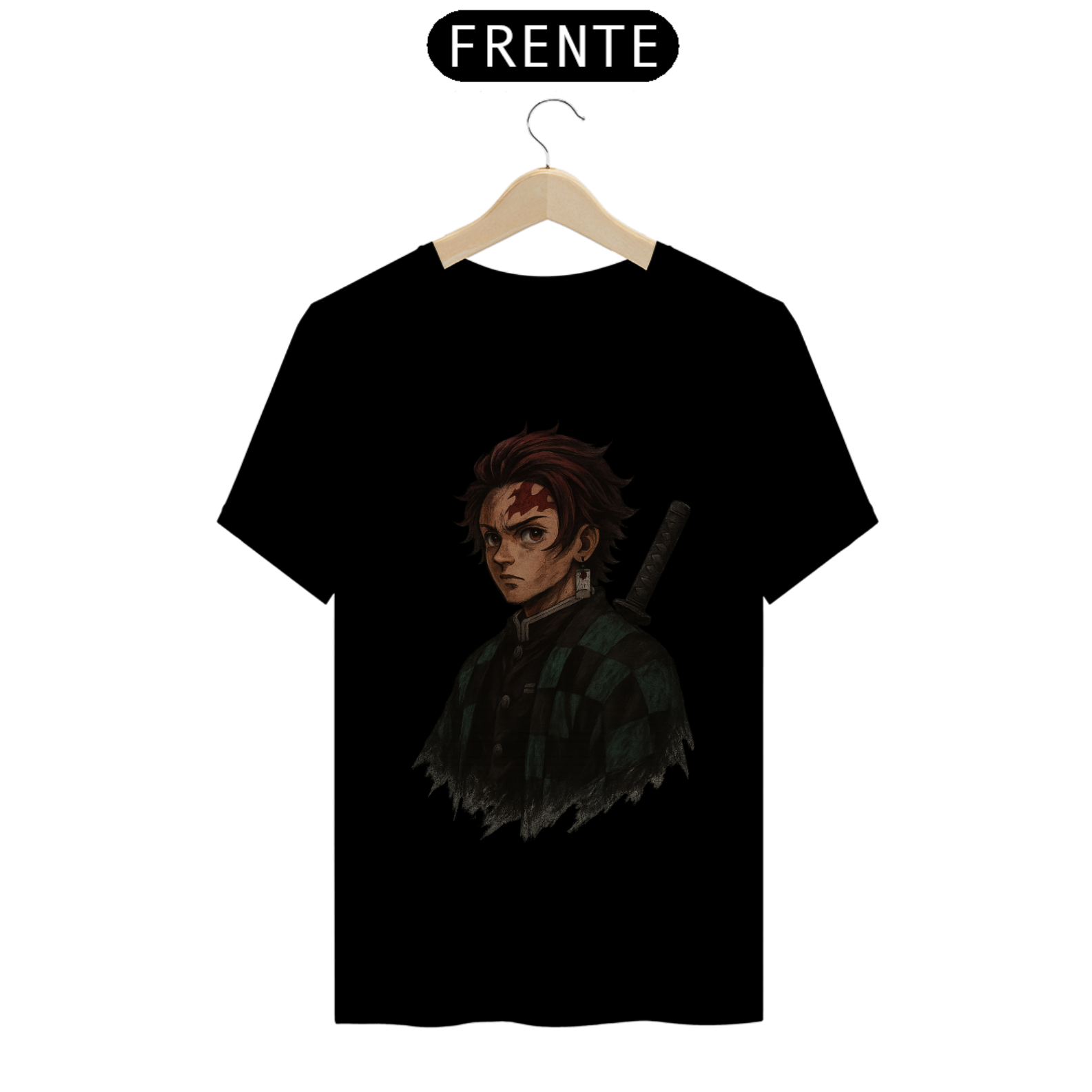 Camiseta Tanjiro - Coleção Respiração Final Shin Sekai x Demon Slayer