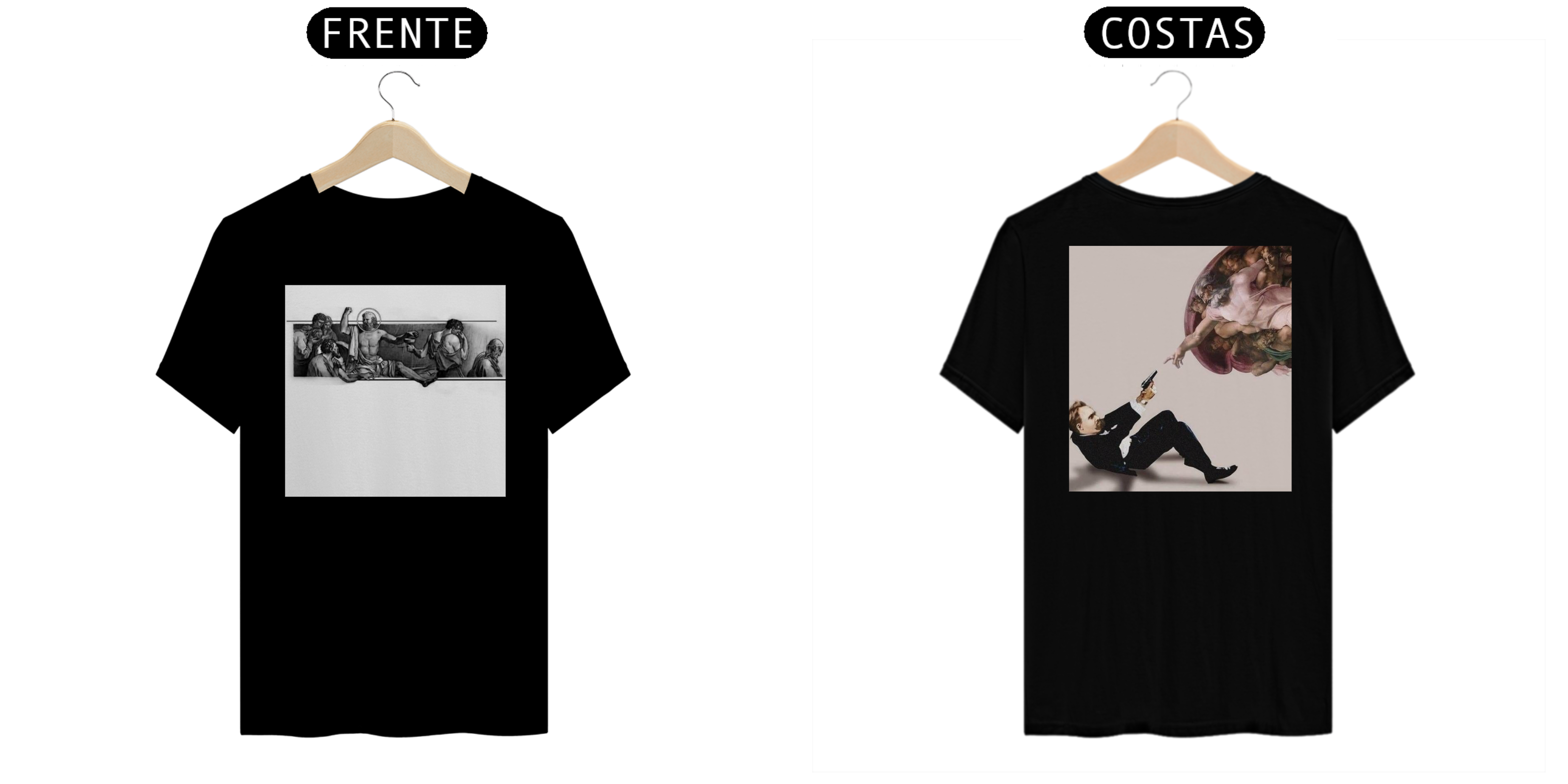 Camisa (ciência vs Zeus)