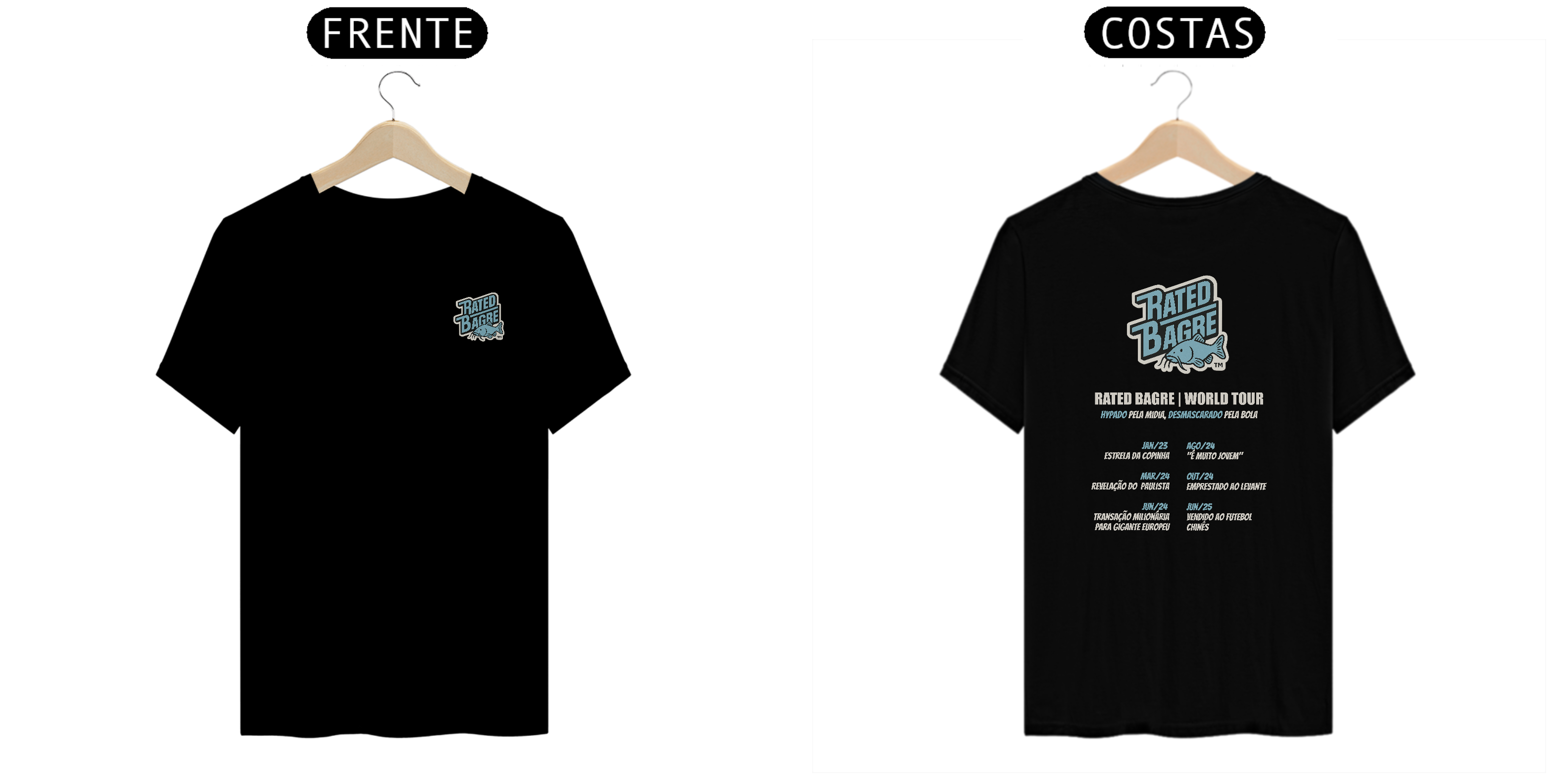Rated Bagre - Camiseta Básica