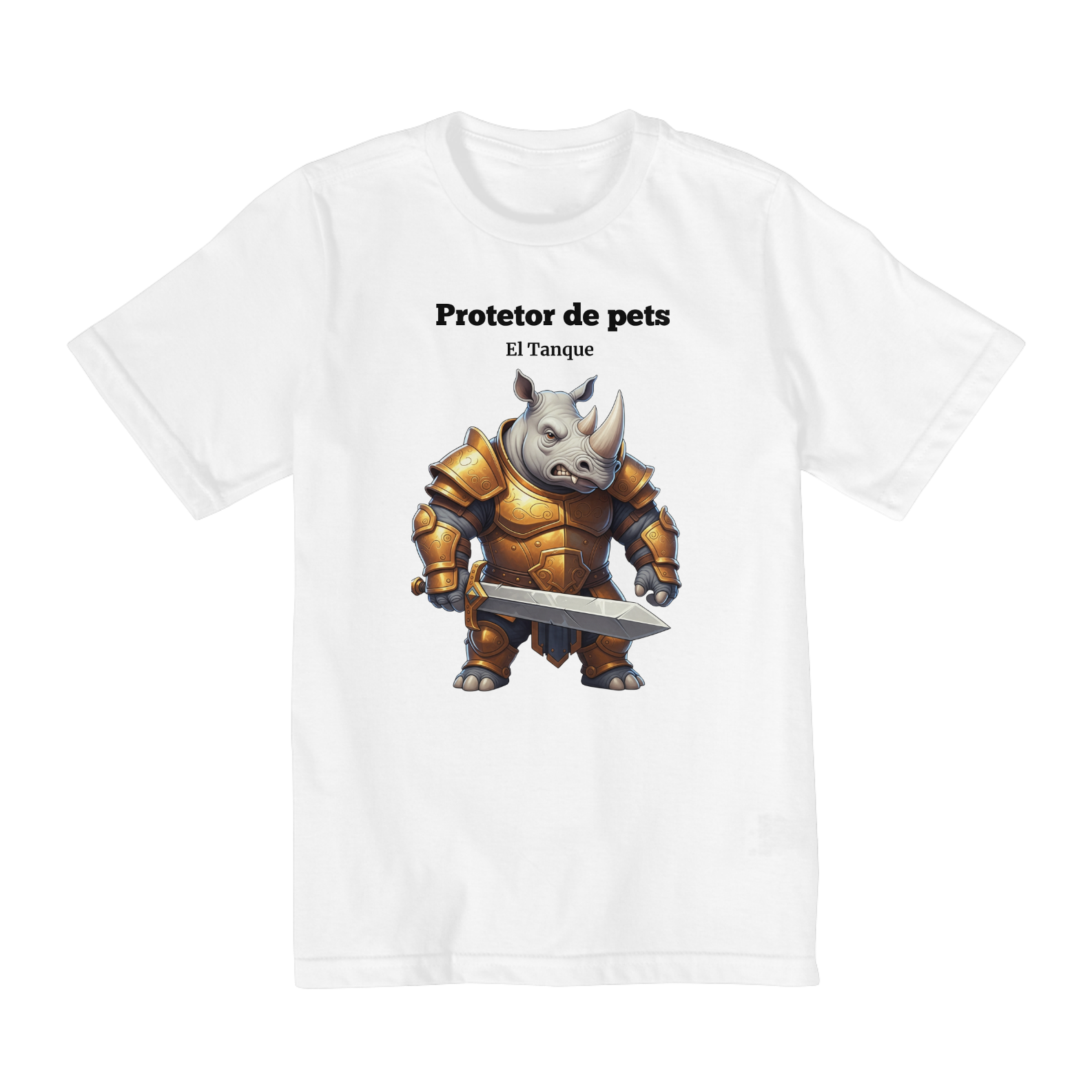 Camiseta Infantil El Tanque - O Herói Mais Forte
