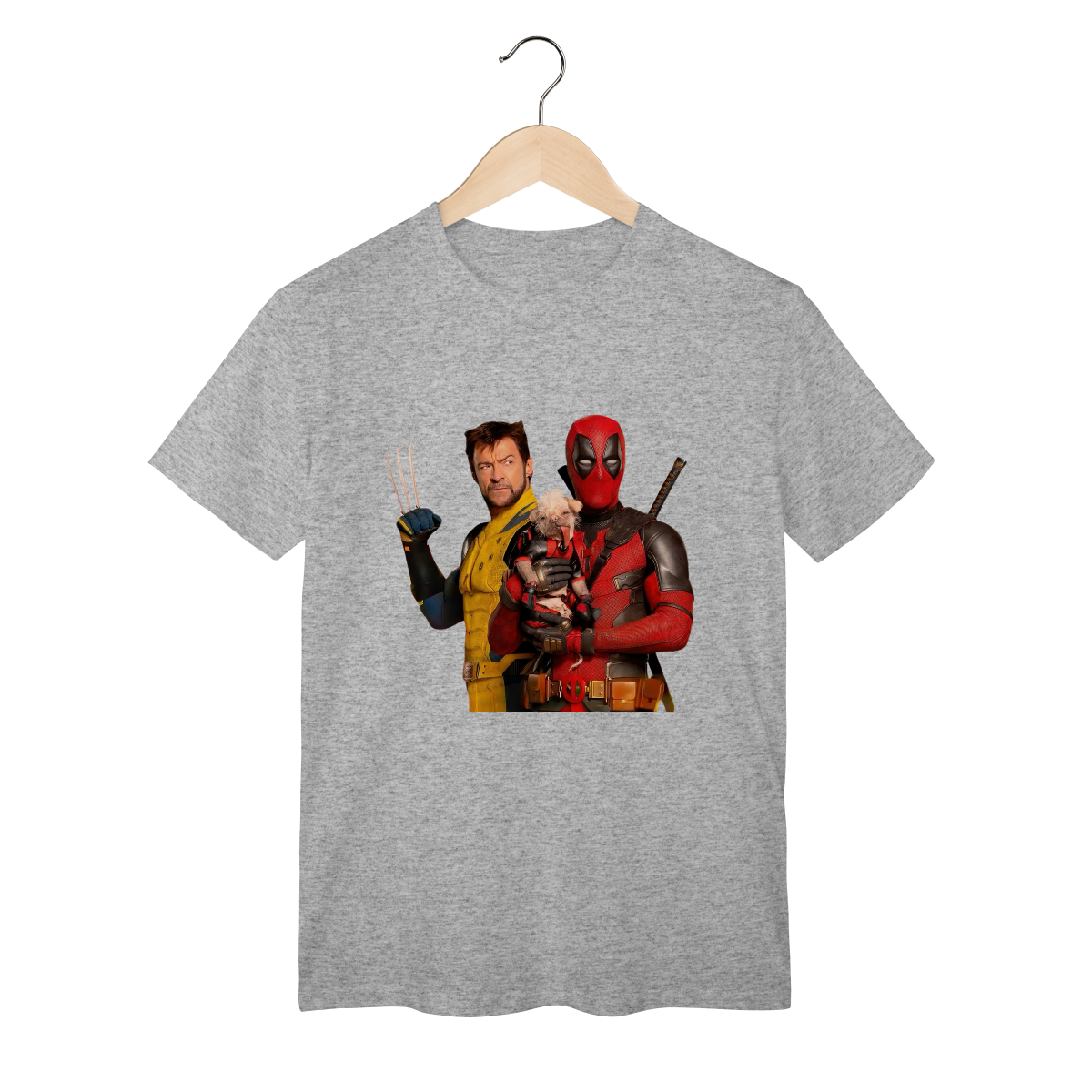 Nome do produto: Camiseta Oficial Deadpool e Wolverine - Filme | Coleção Marvel