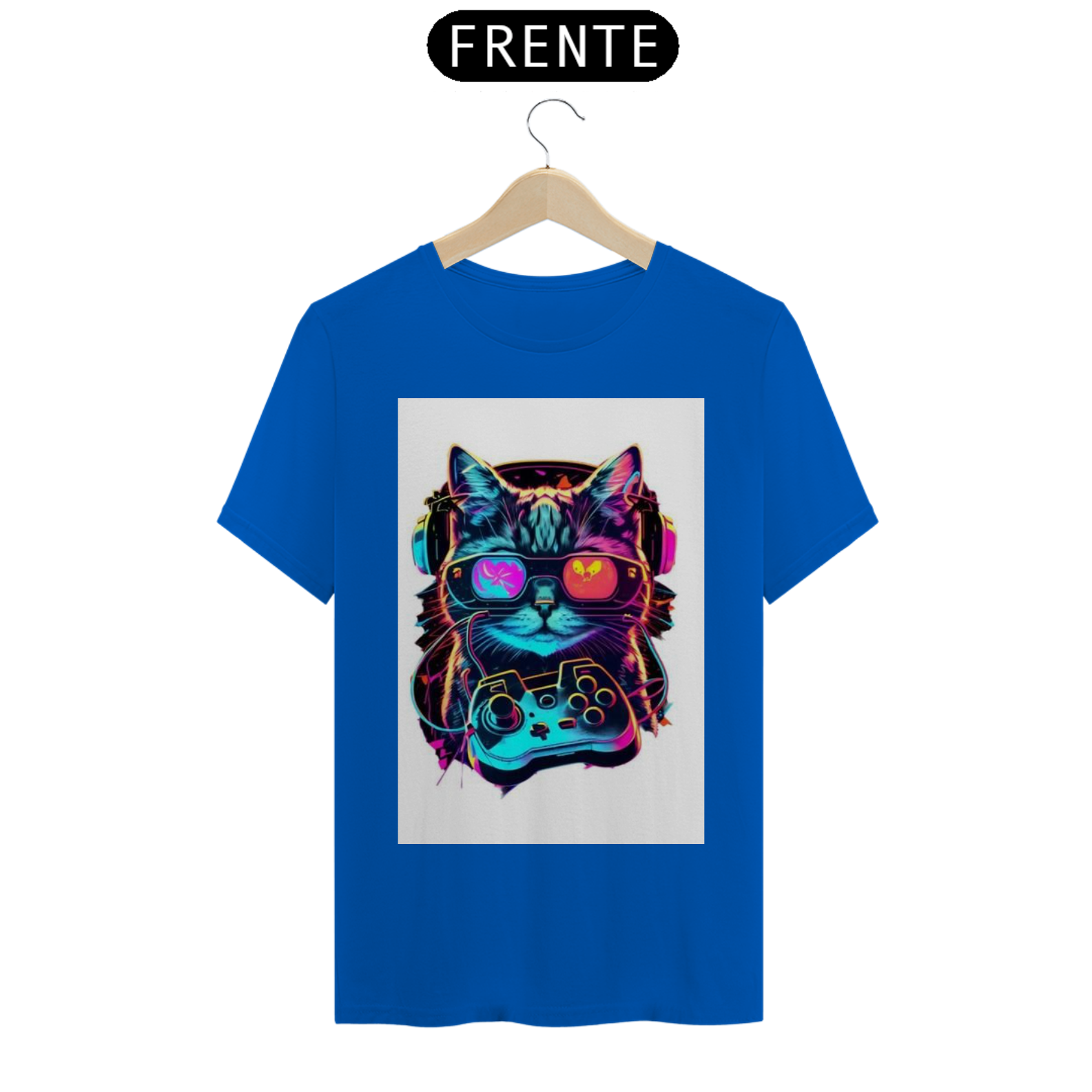 camiseta cat gamer