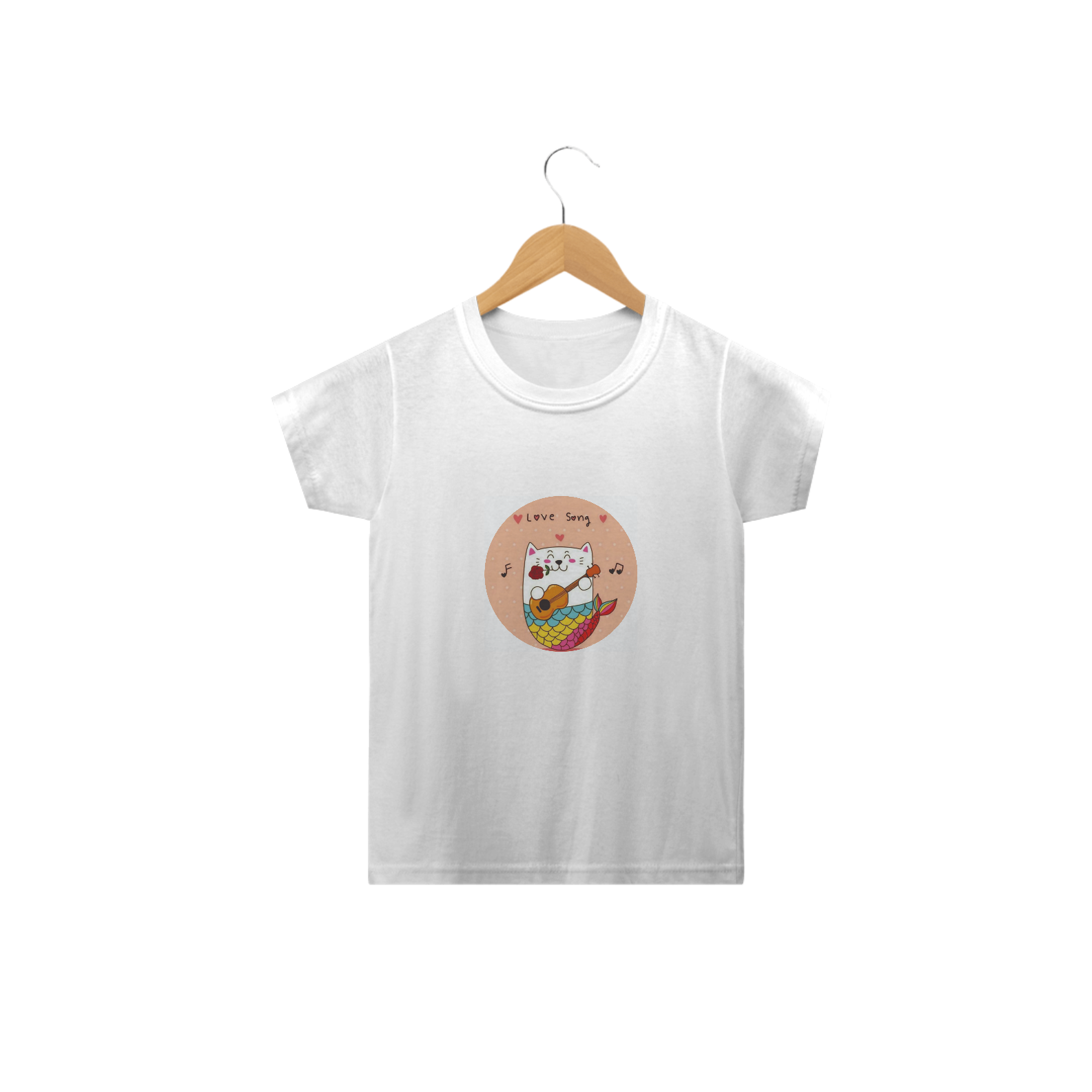 blusinha Infantil Gata Sereia