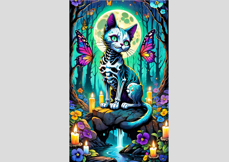 CARD CATS VIVA LA VIDA