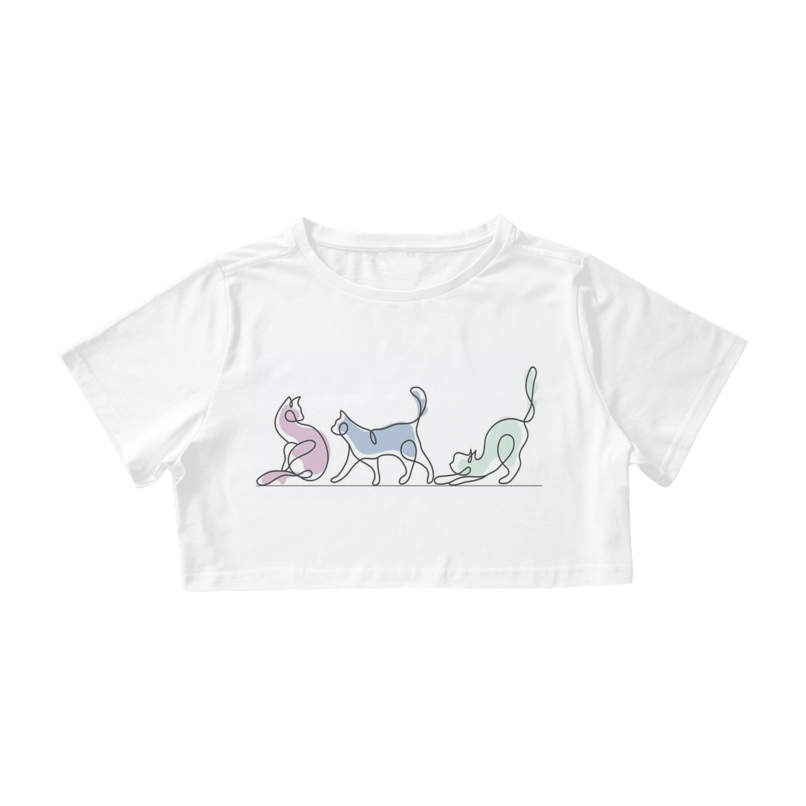Cropped Gatos Yoga
