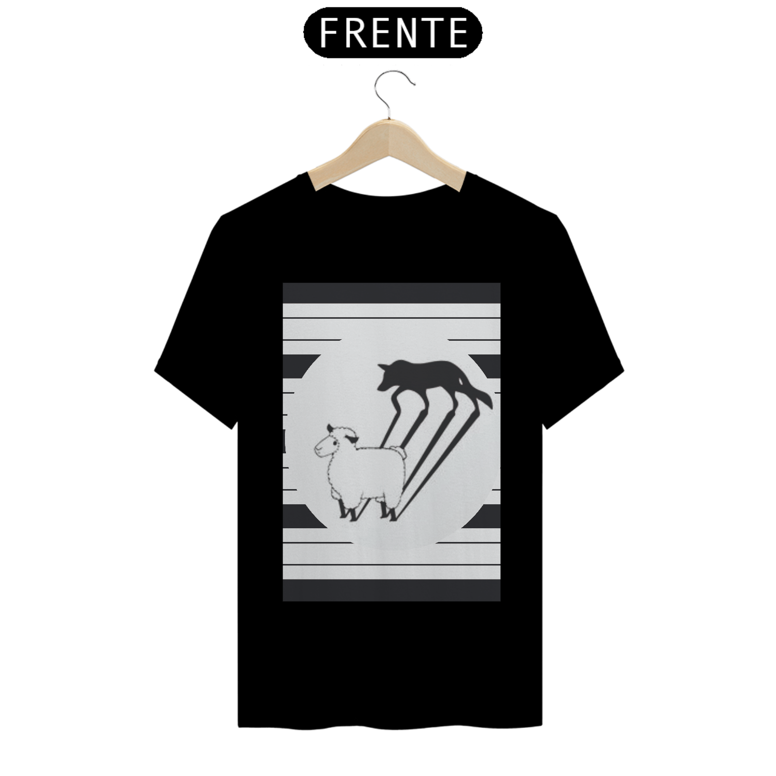 T.shirt Lobo Mau