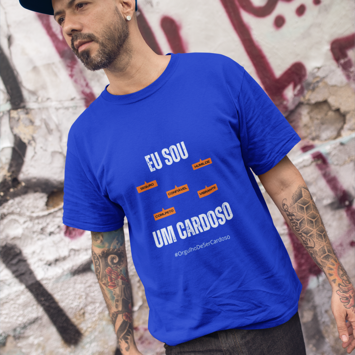 Camiseta Masculina Eu Sou Um Cardoso – Nome Que Representa (Malha Quality)