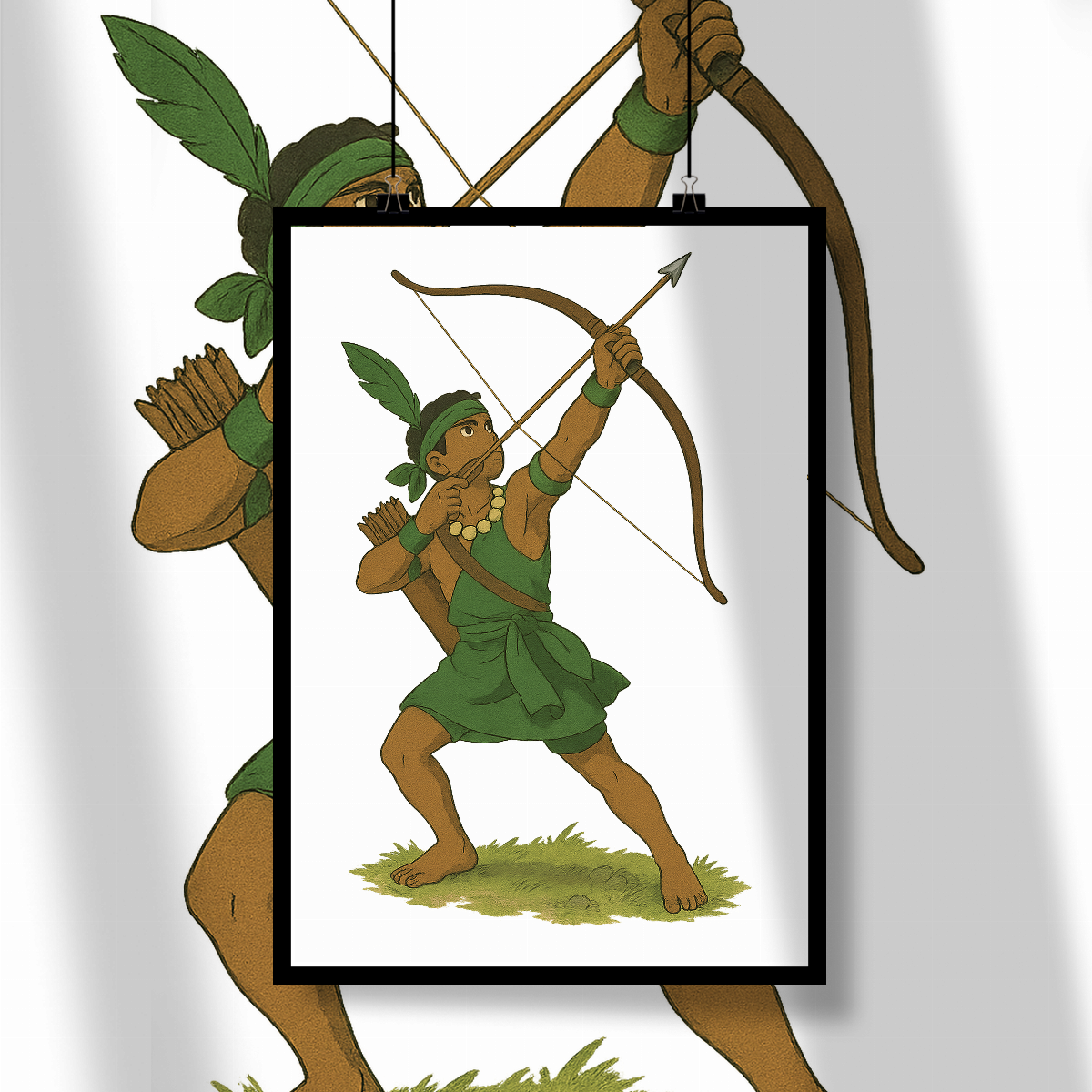 Porta-Retrato Oxóssi Caçador 