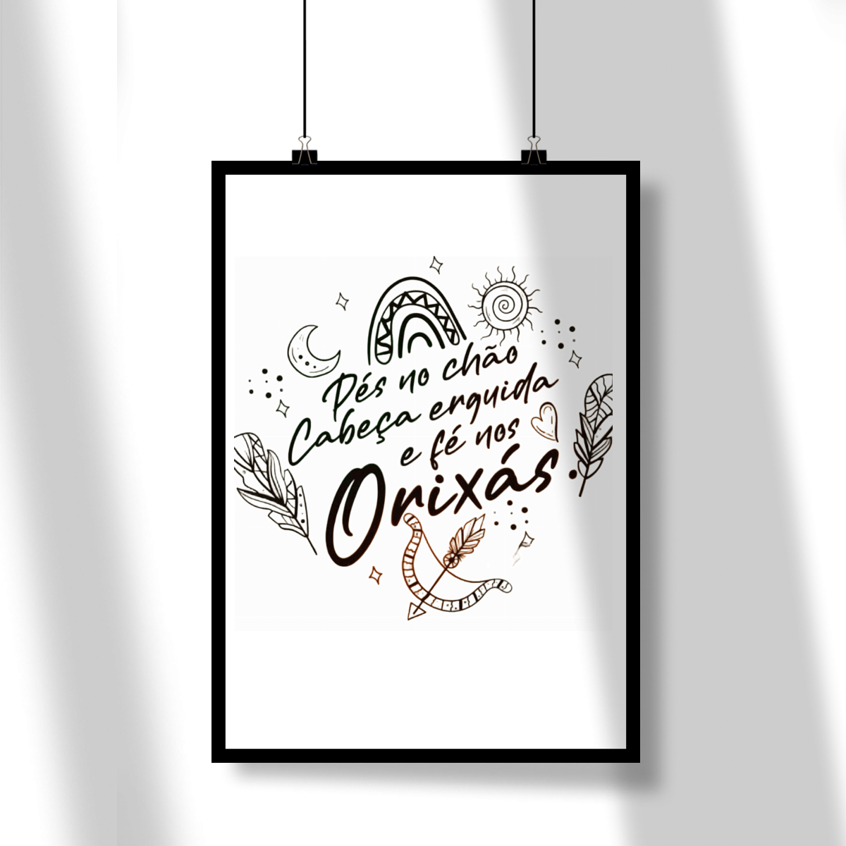 Quadro Fé nos Orixás