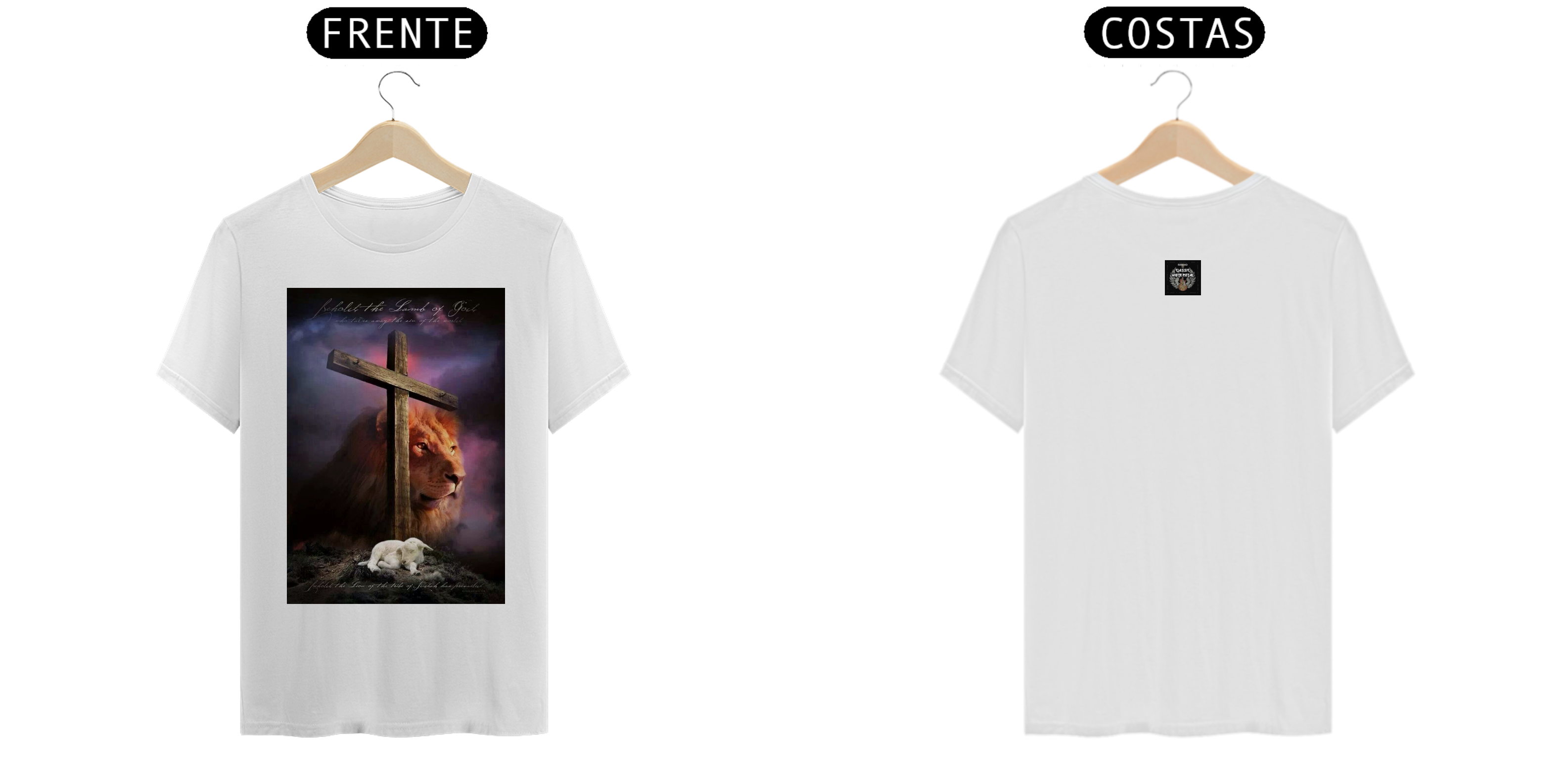 CAMISA CRUZ LEÃO E CORDEIRO