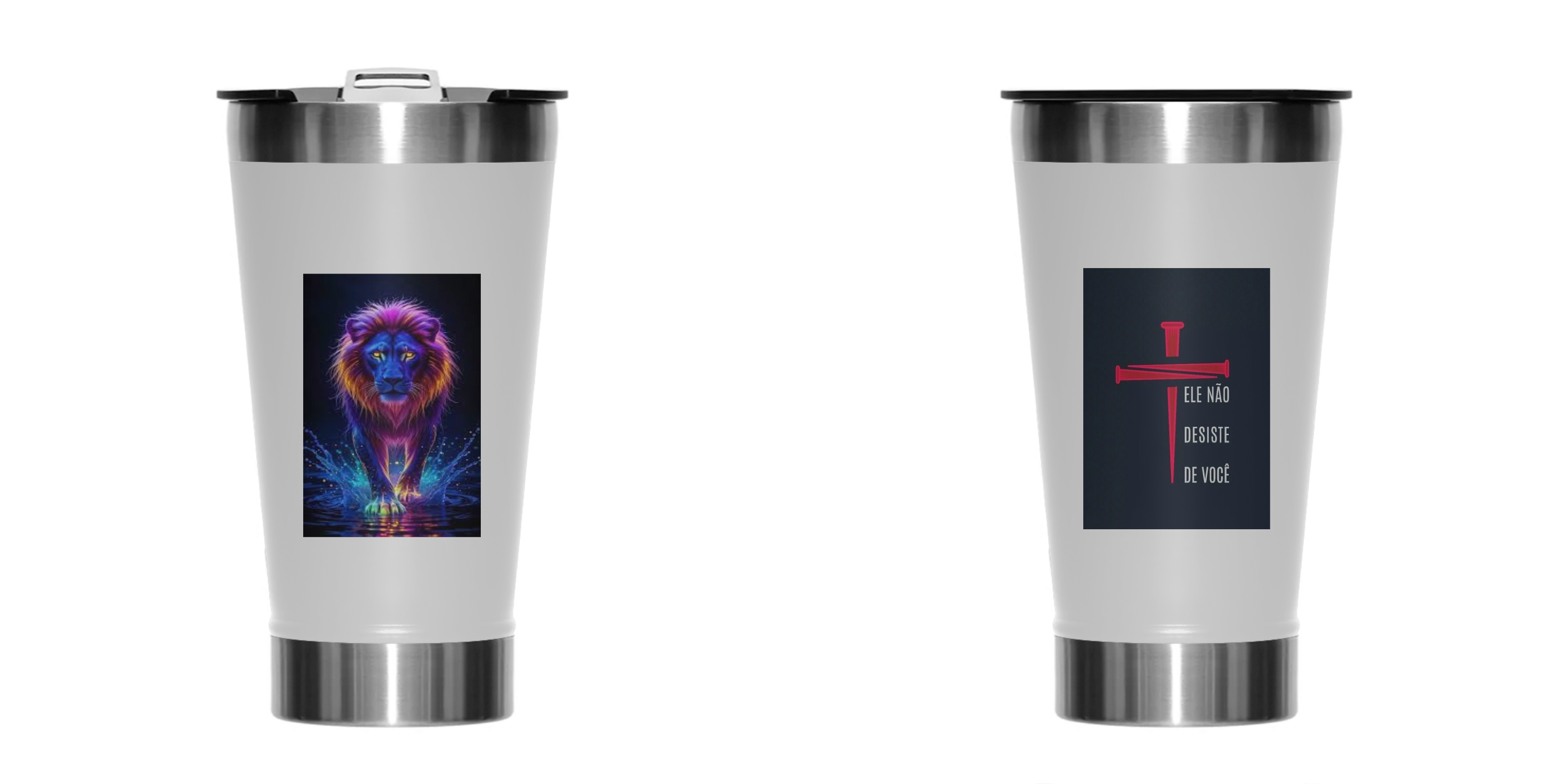 COPO TERMICO LEÃO NEON