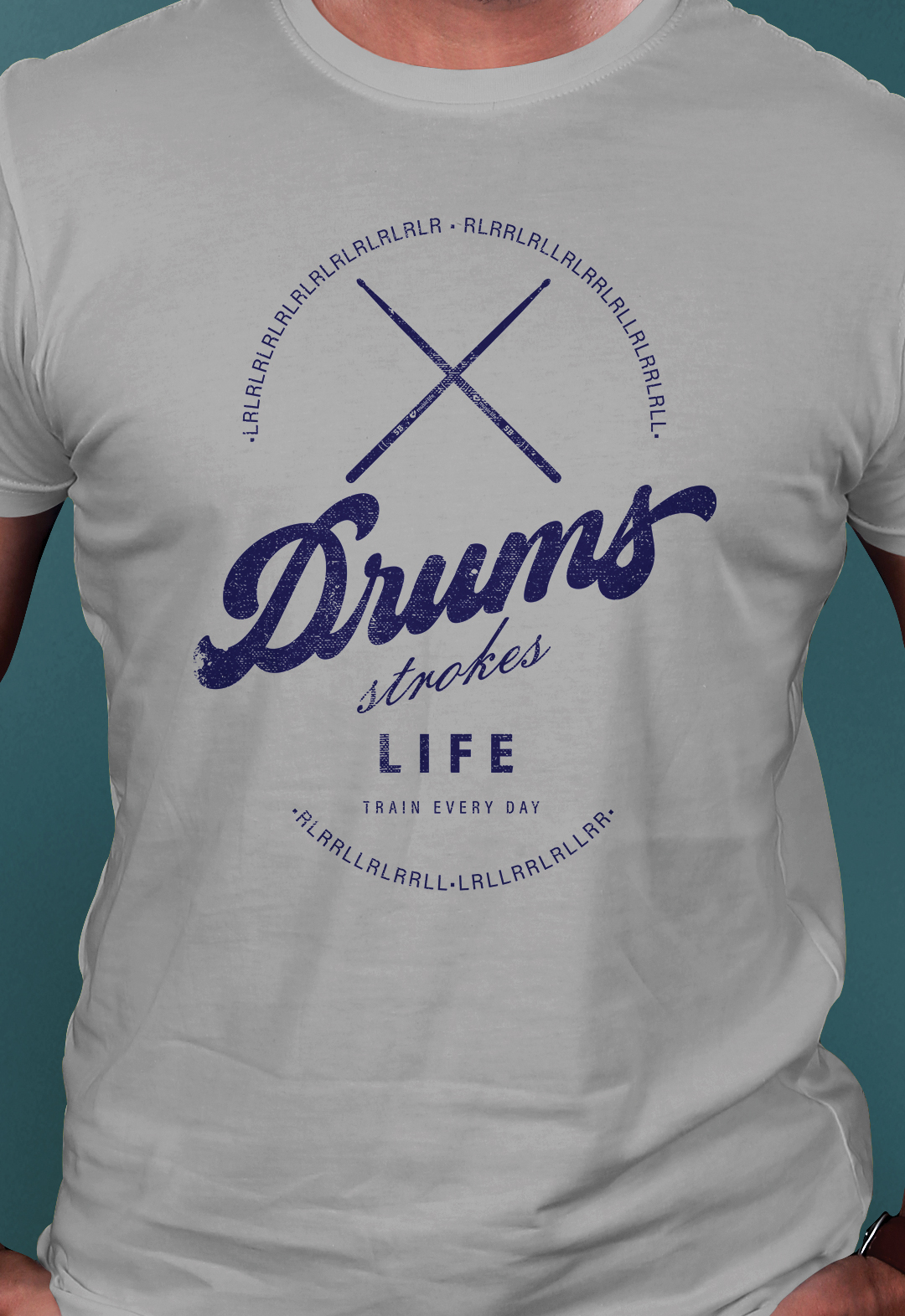 CAMISETA DRUM STROKES • Bateria Baqueta
